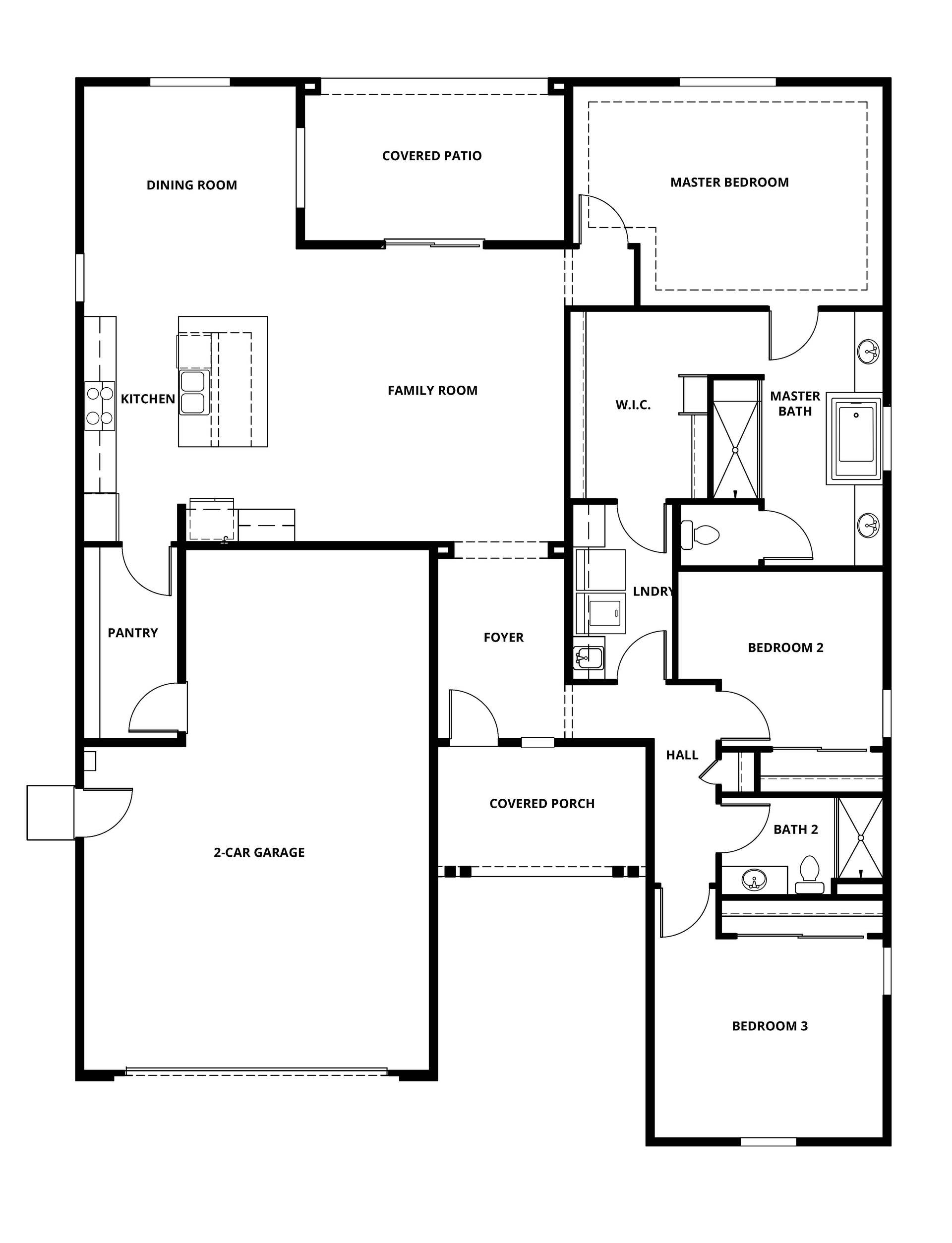 The Roosevelt is a remarkable, single-story home with a huge, open layout.
