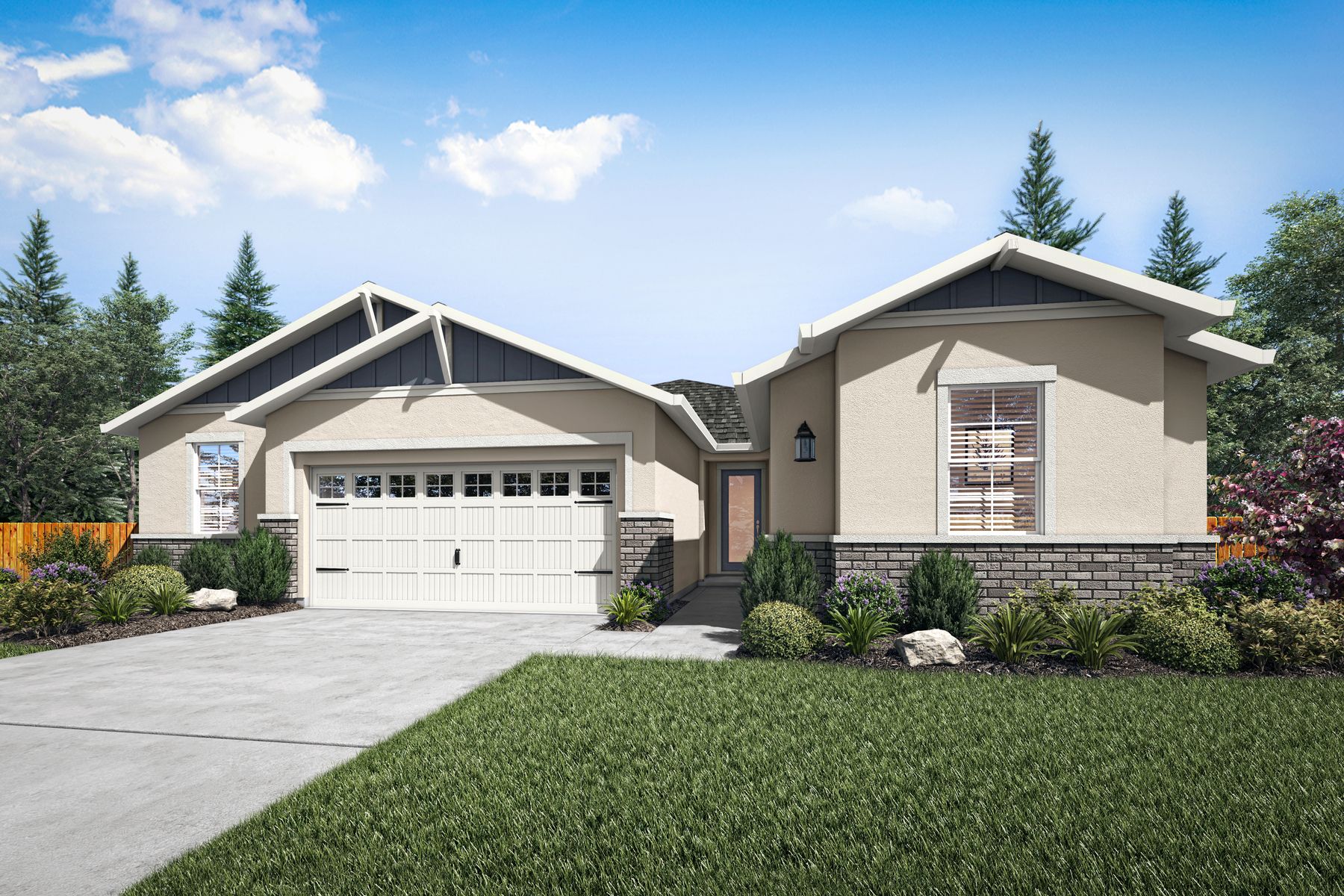 The beautiful Walker plan is a stunning, upgraded home at Summit at Liberty.