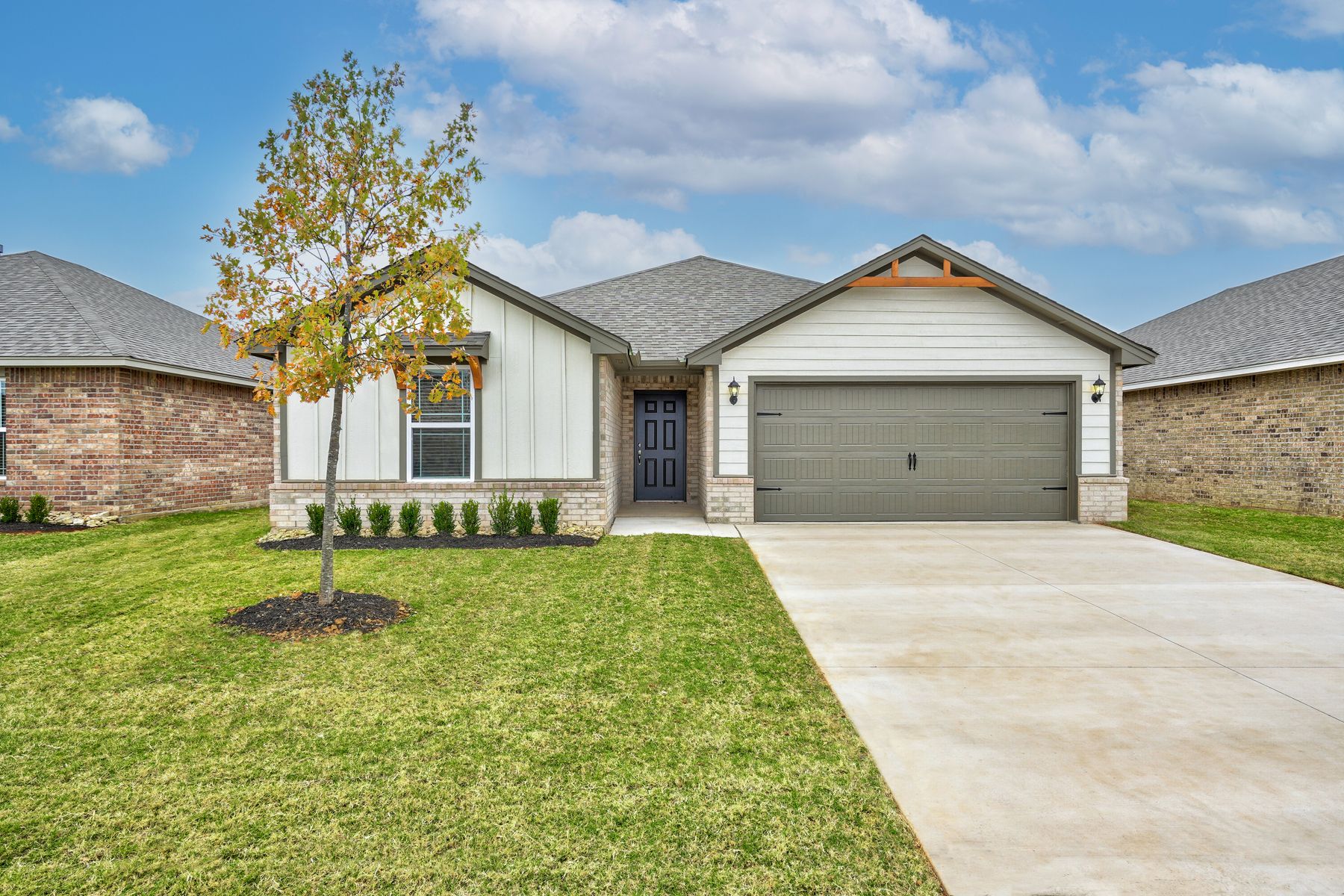 The Durant is bursting with charm and overflowing in upgrades. Call today to learn how you can move-in this home quick.