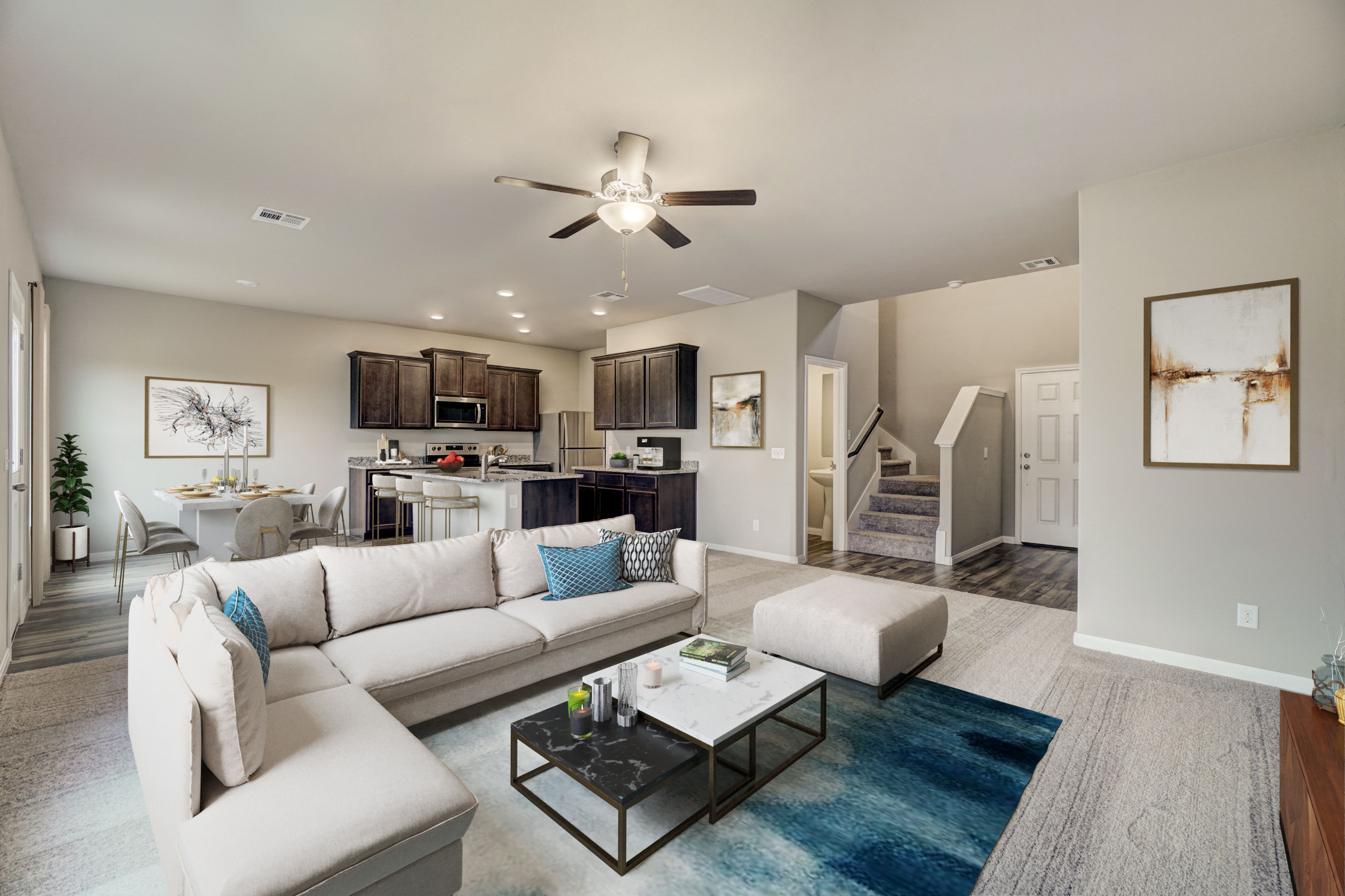 Homes at Crimson Lake Estates offer spacious, open layouts, perfect for entertaining!