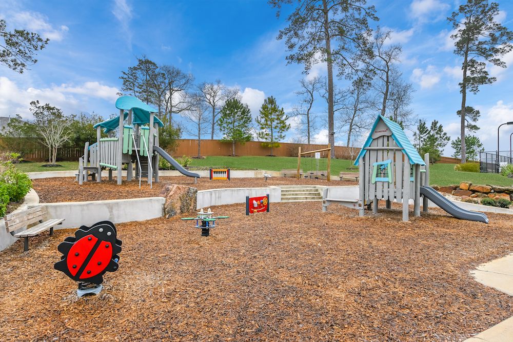 Children's park with playground and tot lot