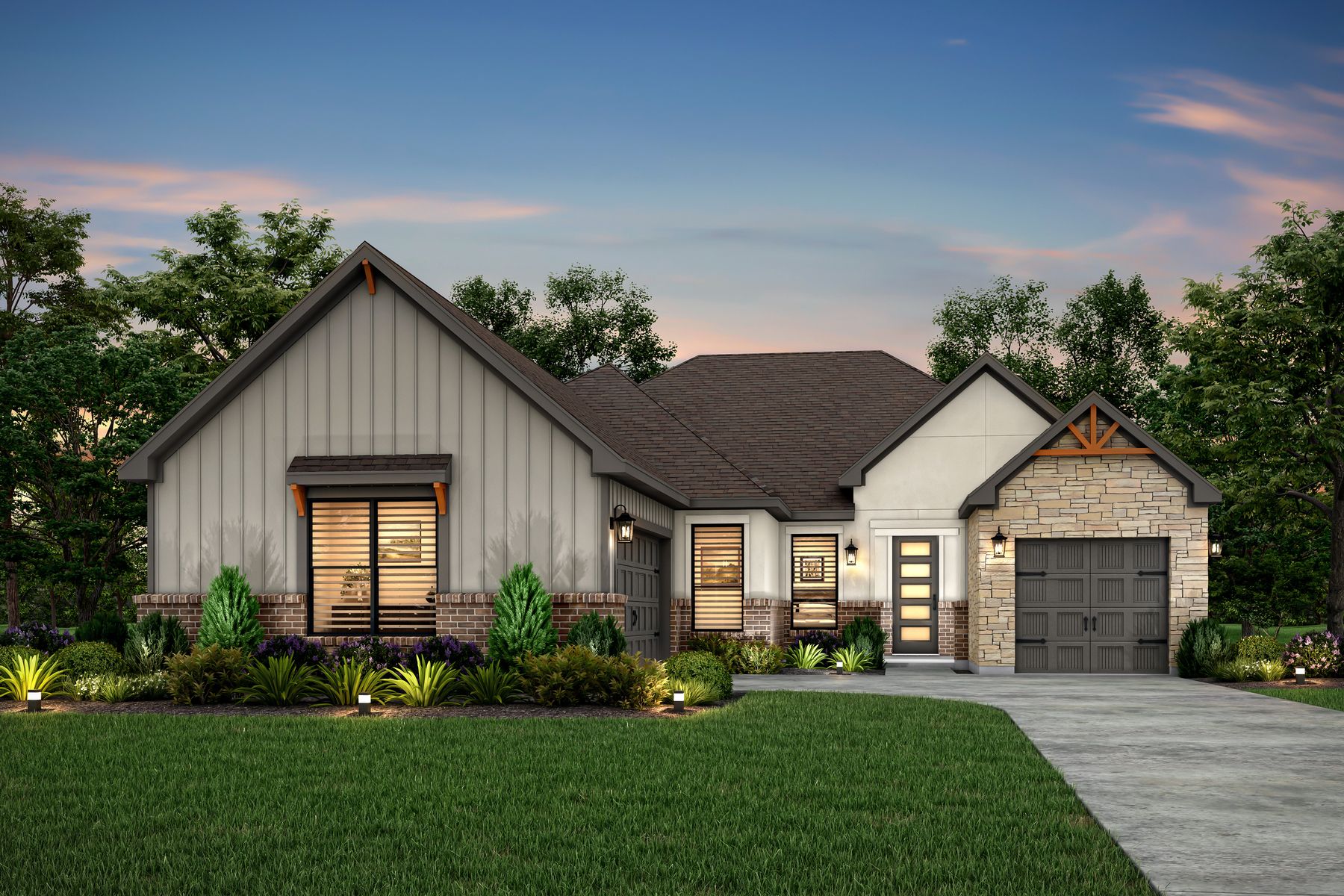 The Liberty is a spacious, five-bedroom home at Winter Creek.