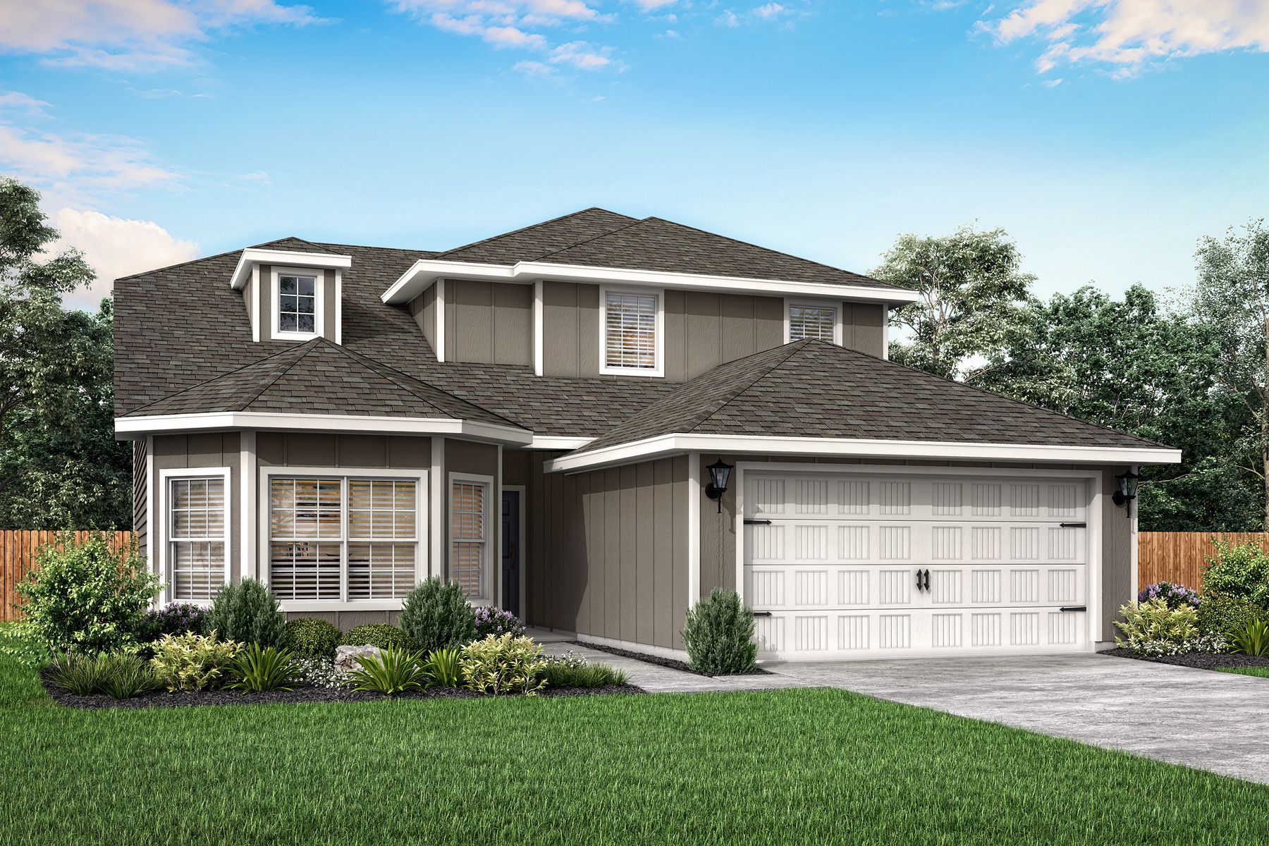 The Cypress plan is a stunning 4-bedroom home.