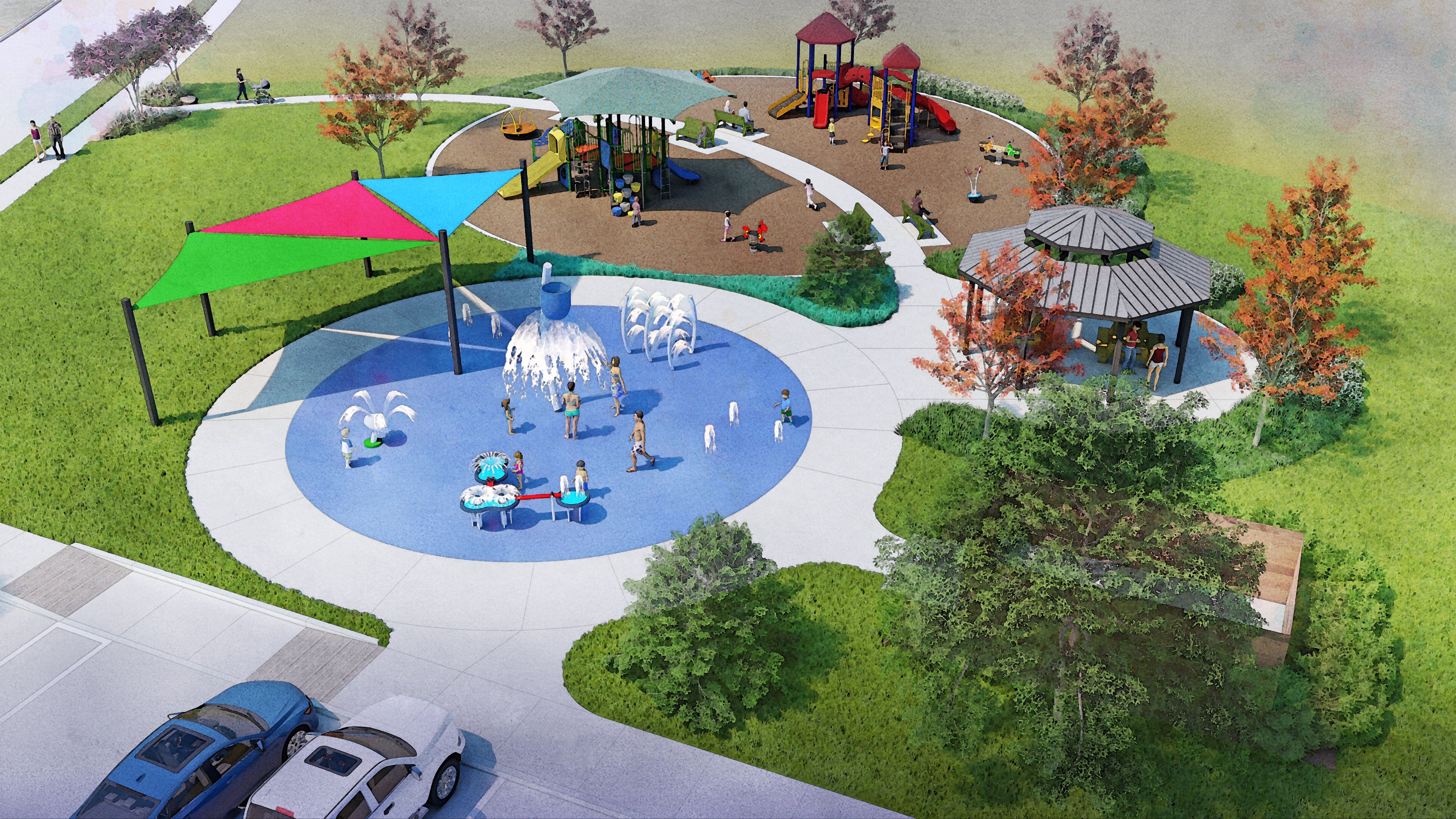 Homeowners at Logan Square will soon enjoy a community park.