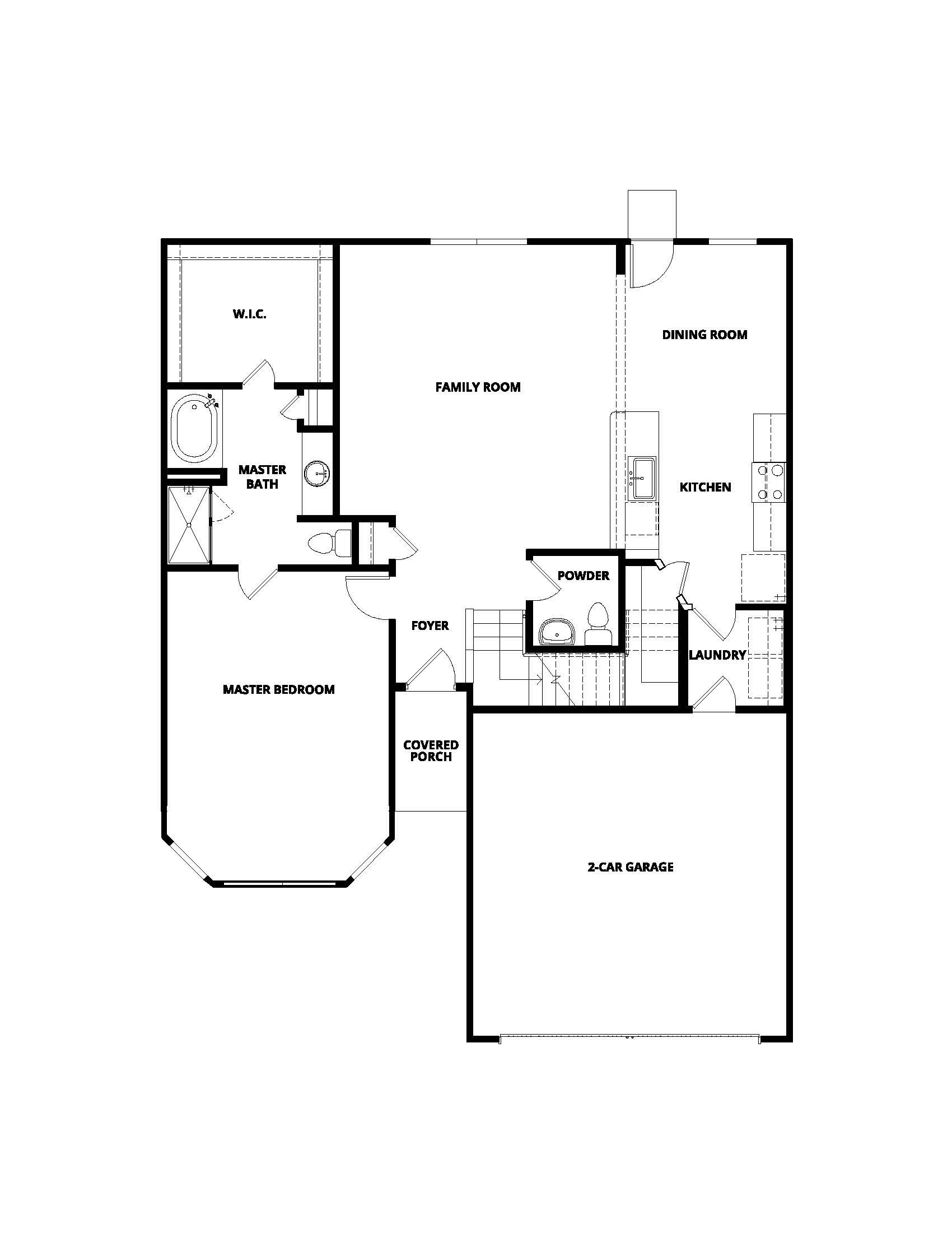 On the main floor, enjoy a spacious master suite and an open layout!