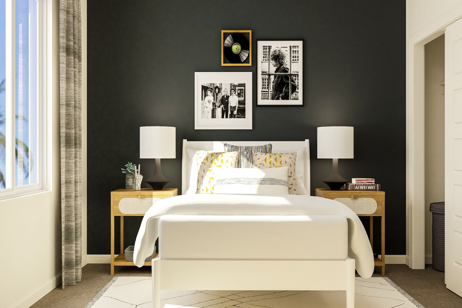 The secondary bedrooms can be used as kids room!