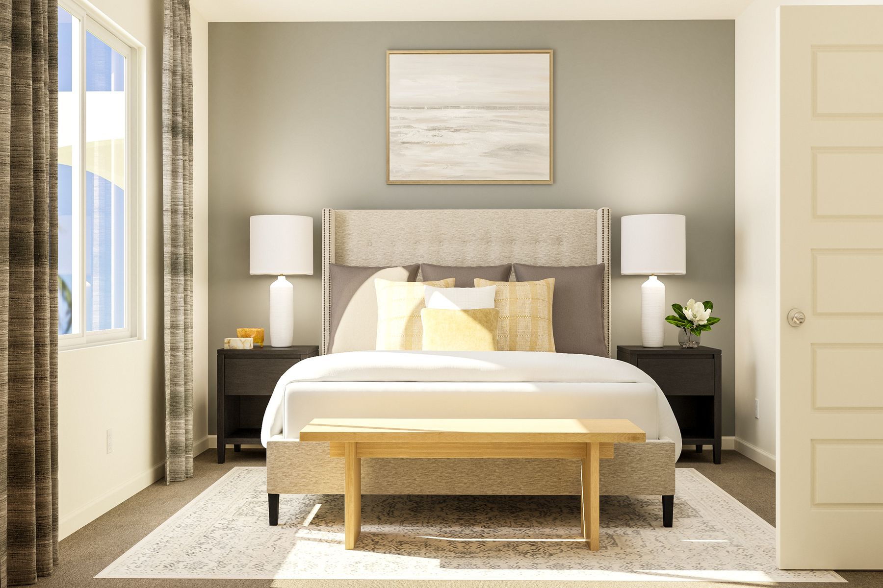 The master bedroom is your own private retreat to relax in at the end of the day!