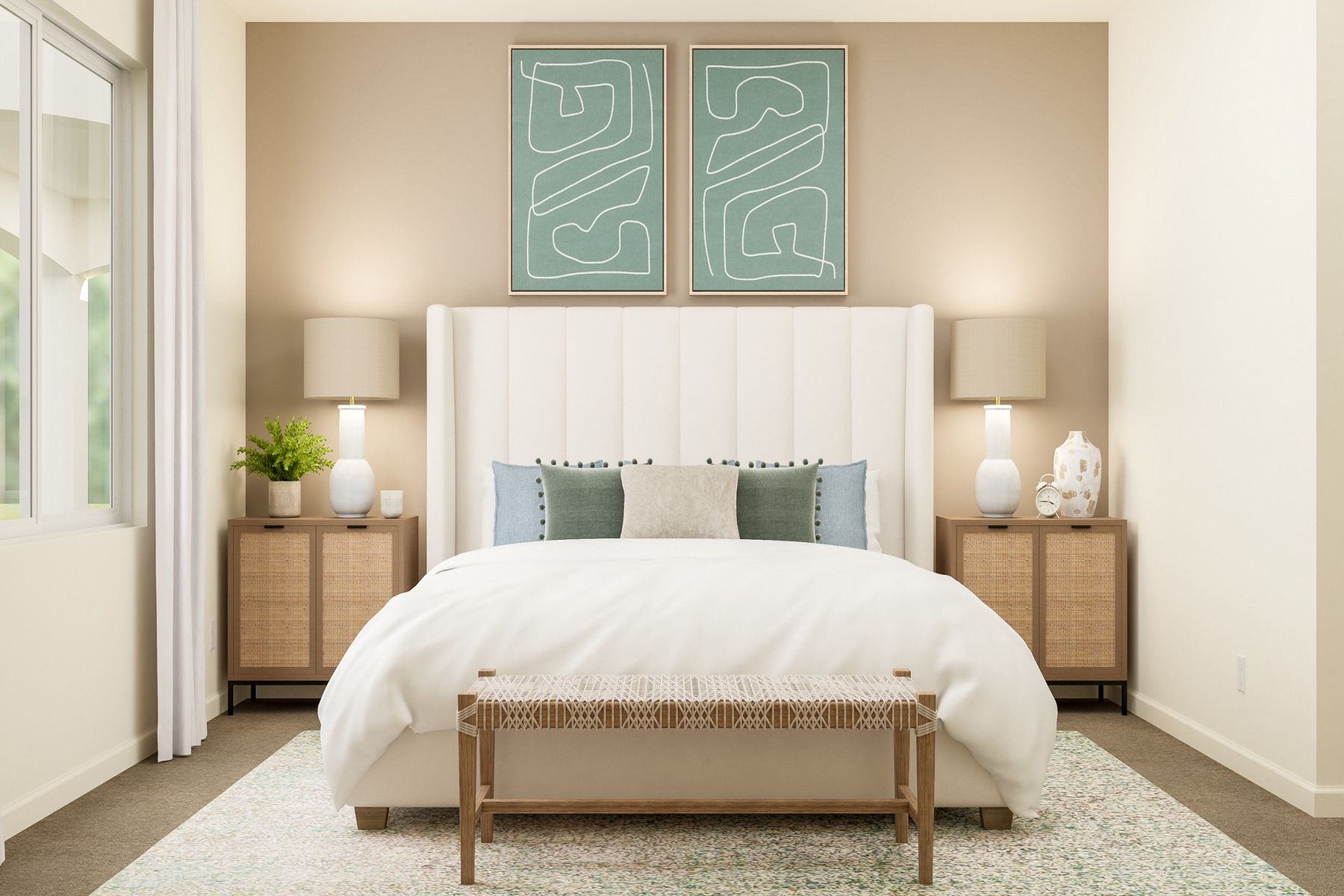 The master bedroom is your own private retreat to relax in at the end of the day!