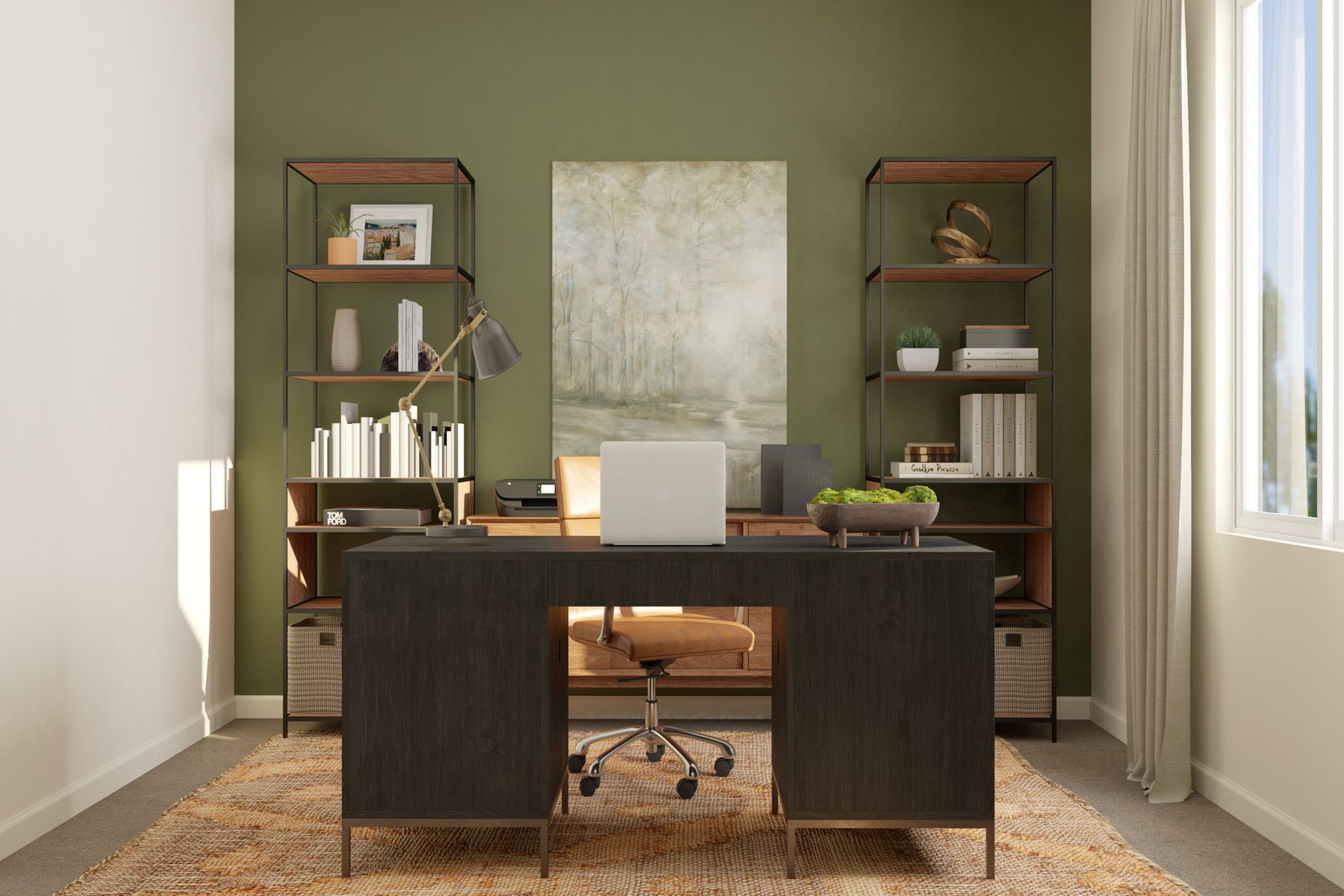 Work from home? Use one of the secondary bedrooms as an office space.
