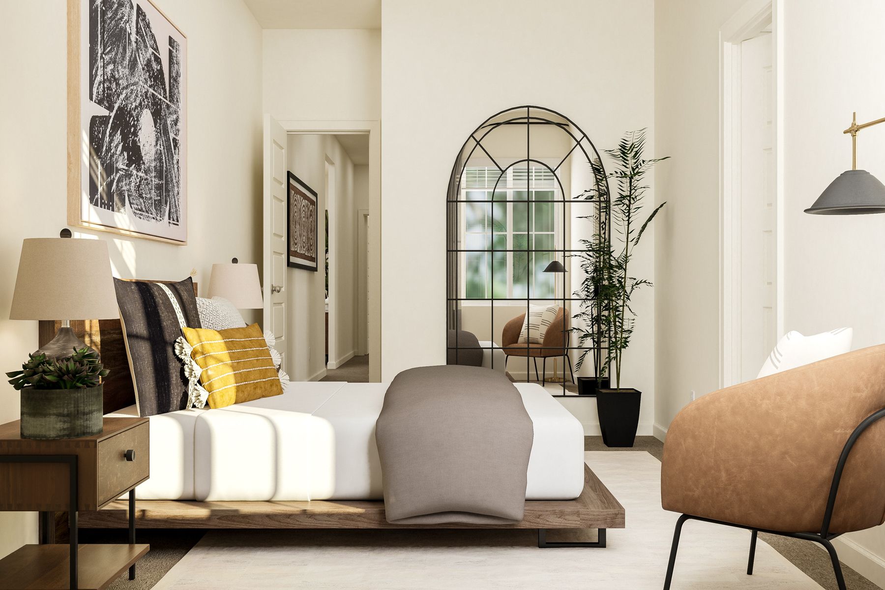 When your kids grow up, the secondary bedrooms are ready to grow too.