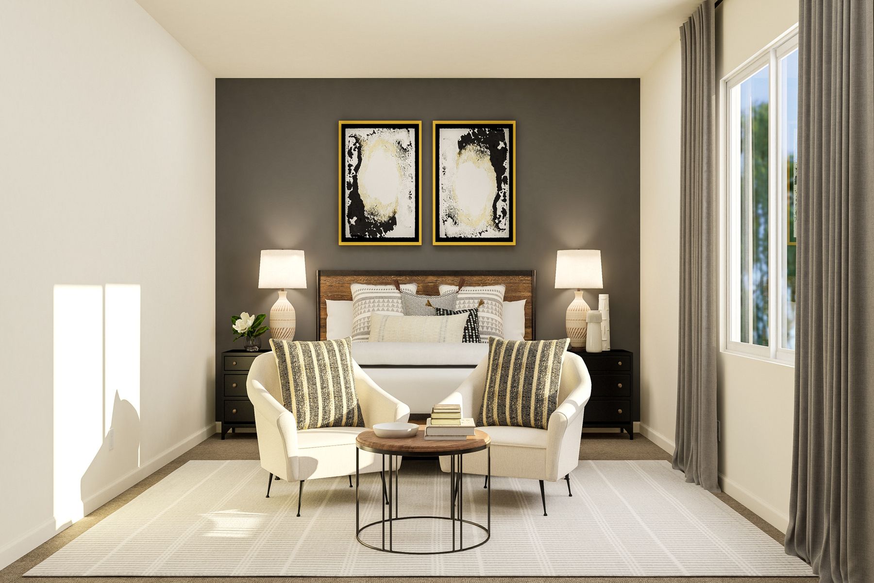 The master bedroom is your own private retreat to relax in at the end of the day!