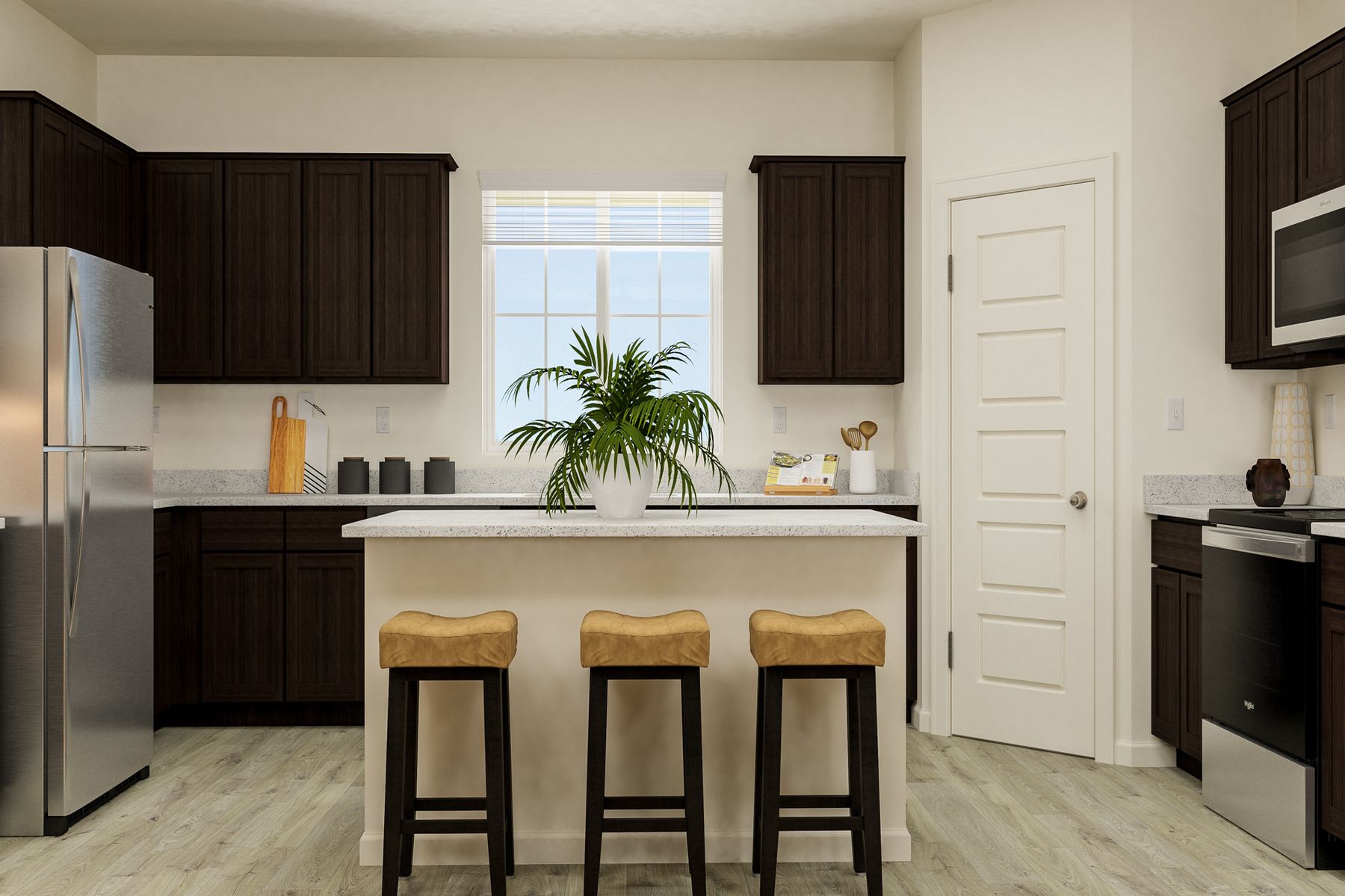 A chef-ready kitchen with stainless steel appliances