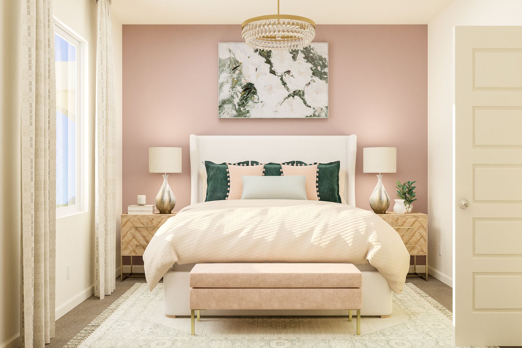The master suite is your own private retreat!