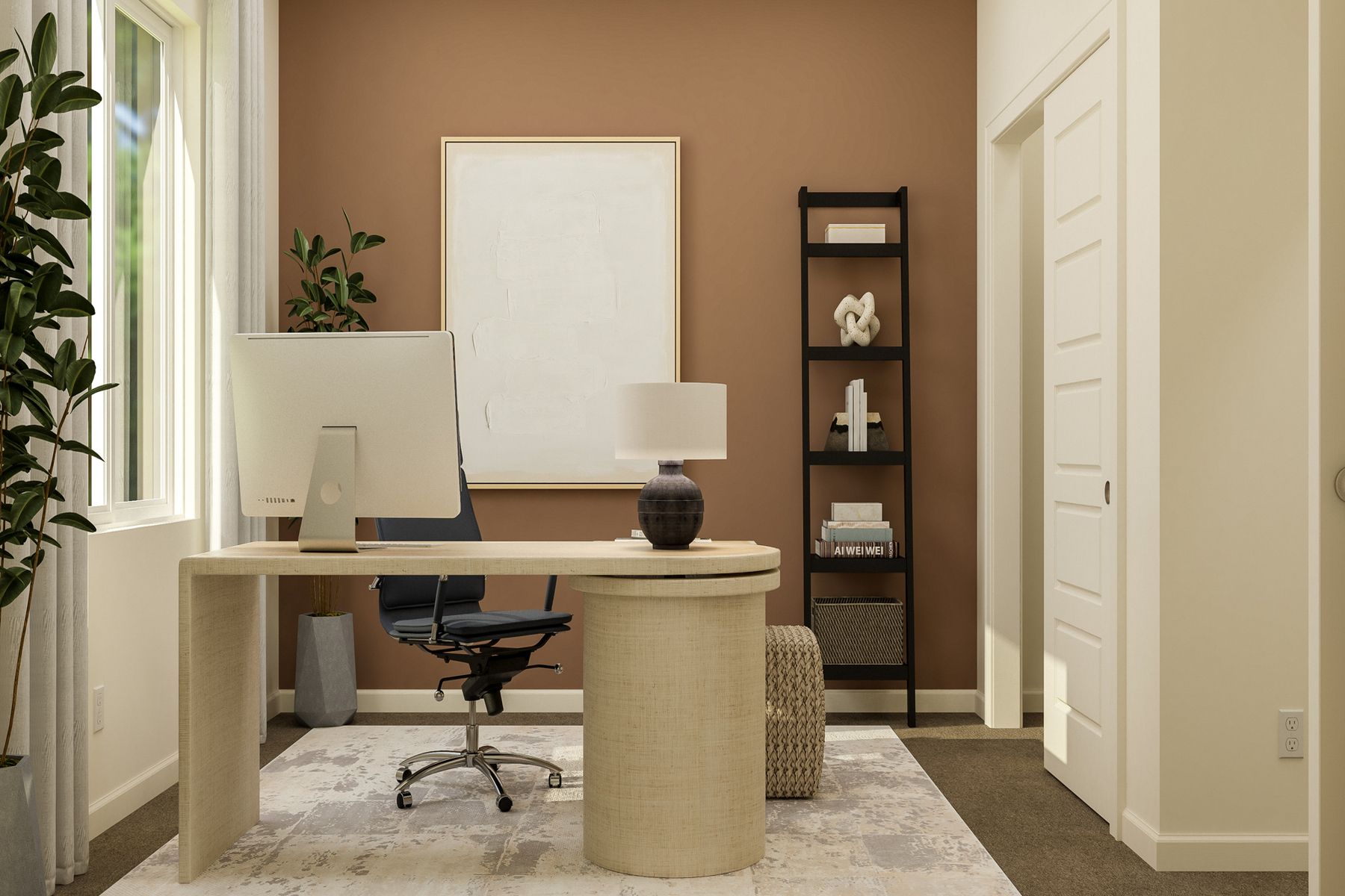 One of the bedrooms can be used as an office or playroom!