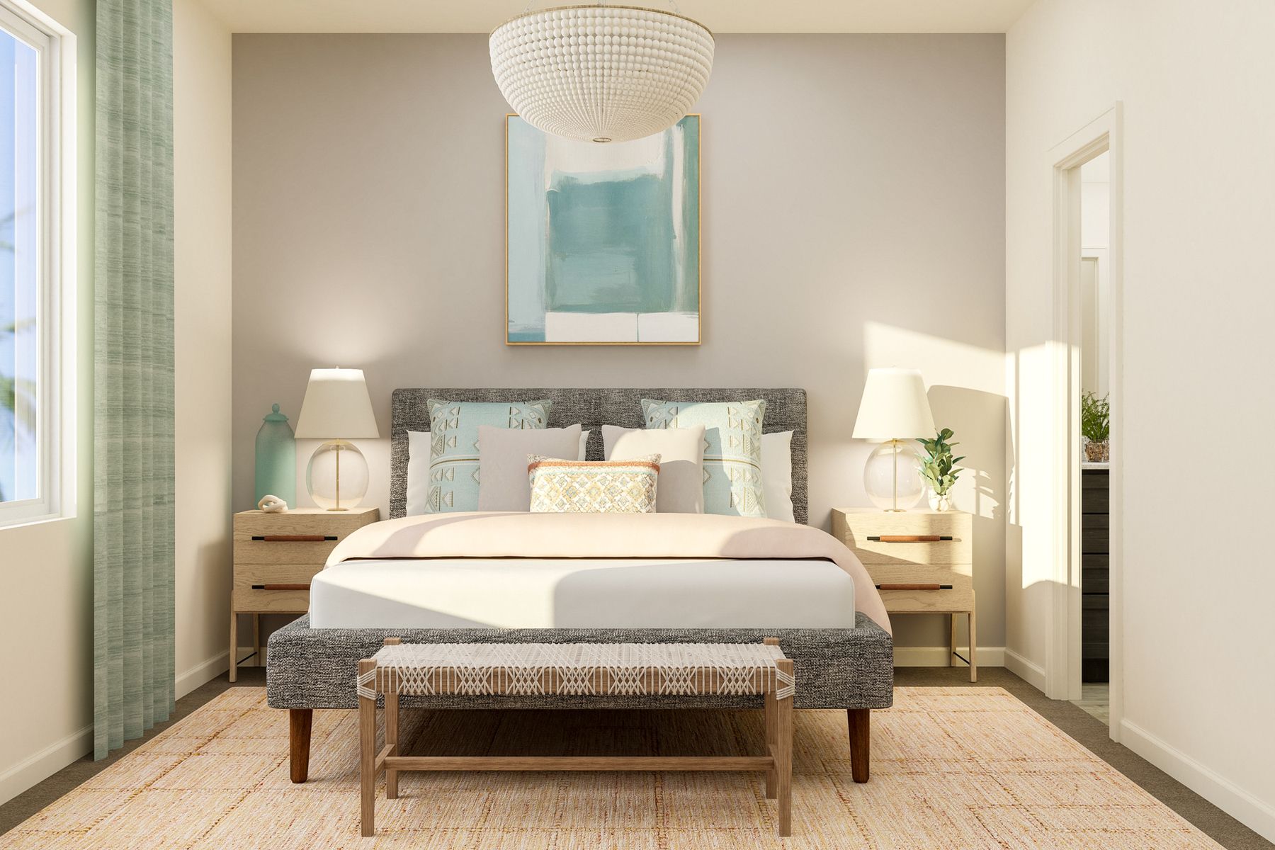 The master suite is your own private retreat!