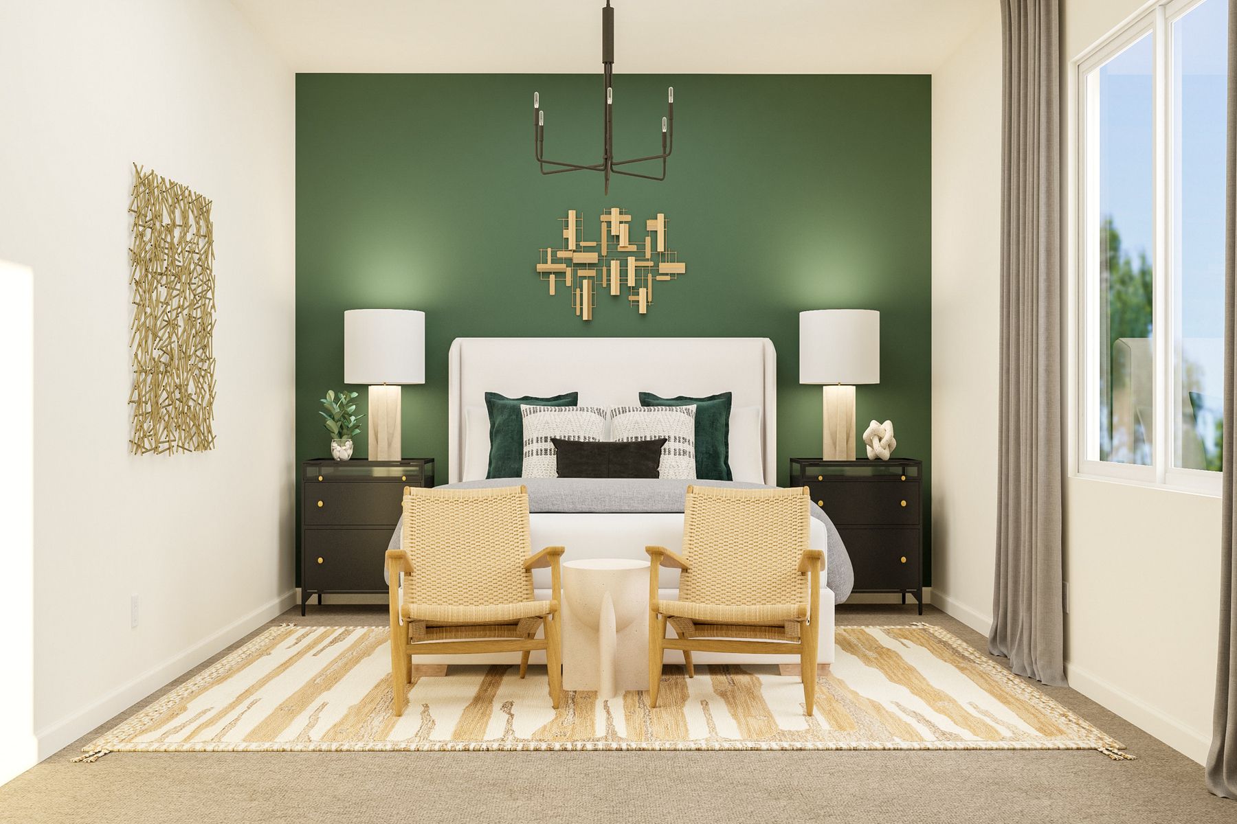 The master suite is your own private retreat!