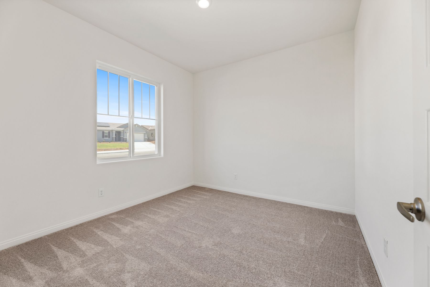 All of the secondary bedrooms come with carpet. 