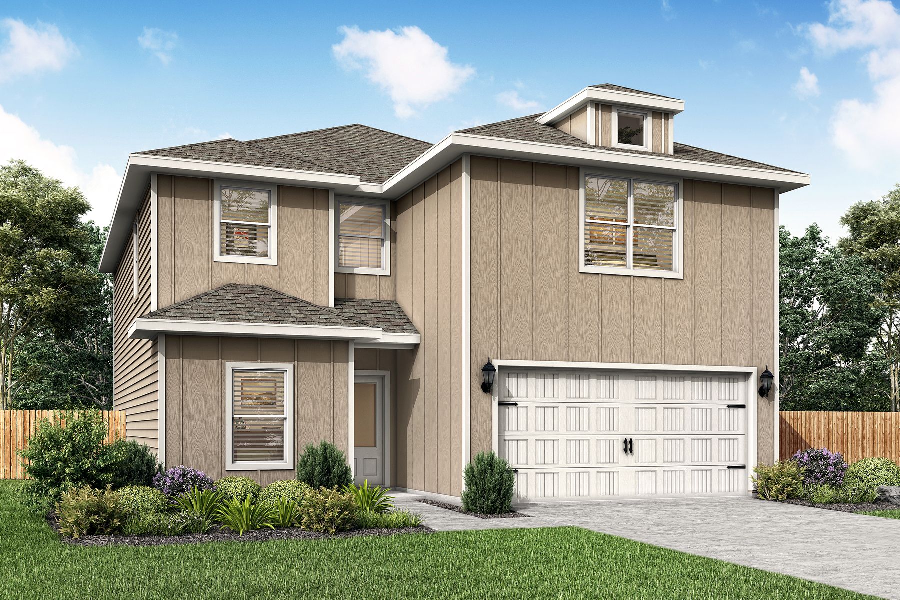 A dream home with an upstairs game room!