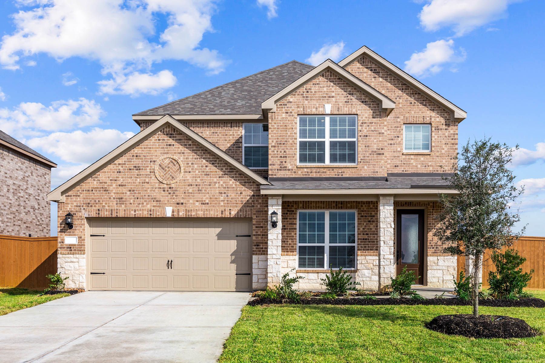 The Superior is one of the two story homes offered at Lago Mar!
