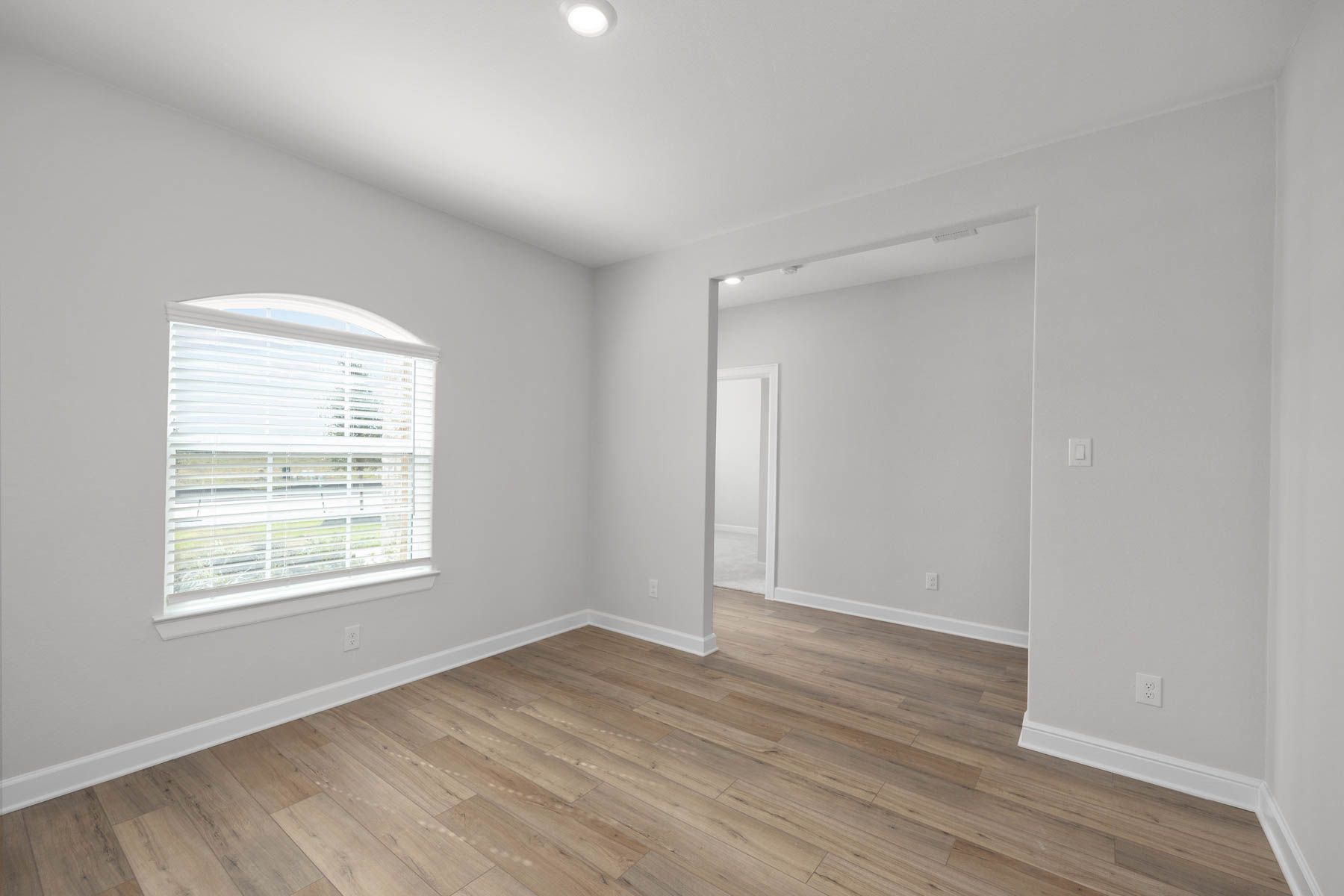 You can use this space as a formal dining room or play room!