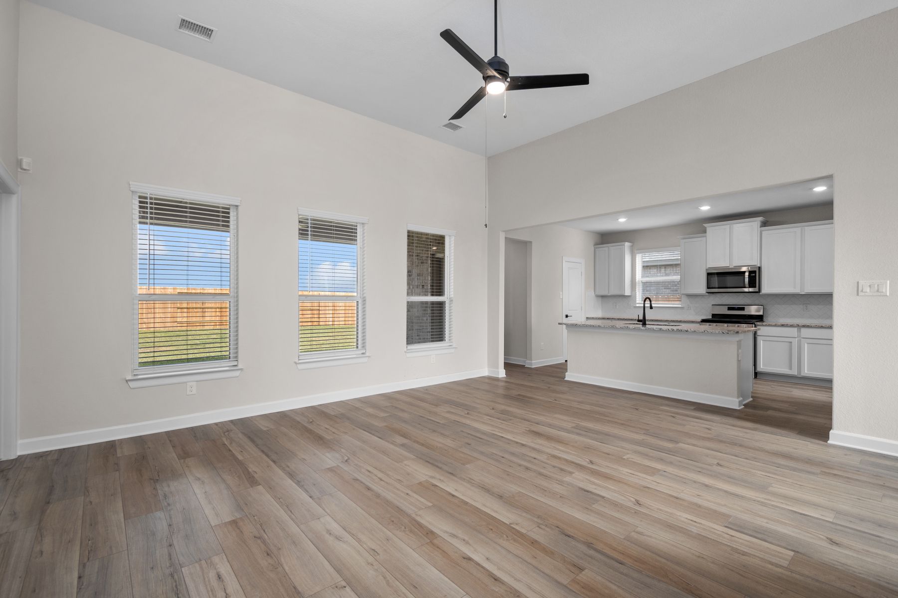 Watch a sports game or have a movie night in your spacious family room!