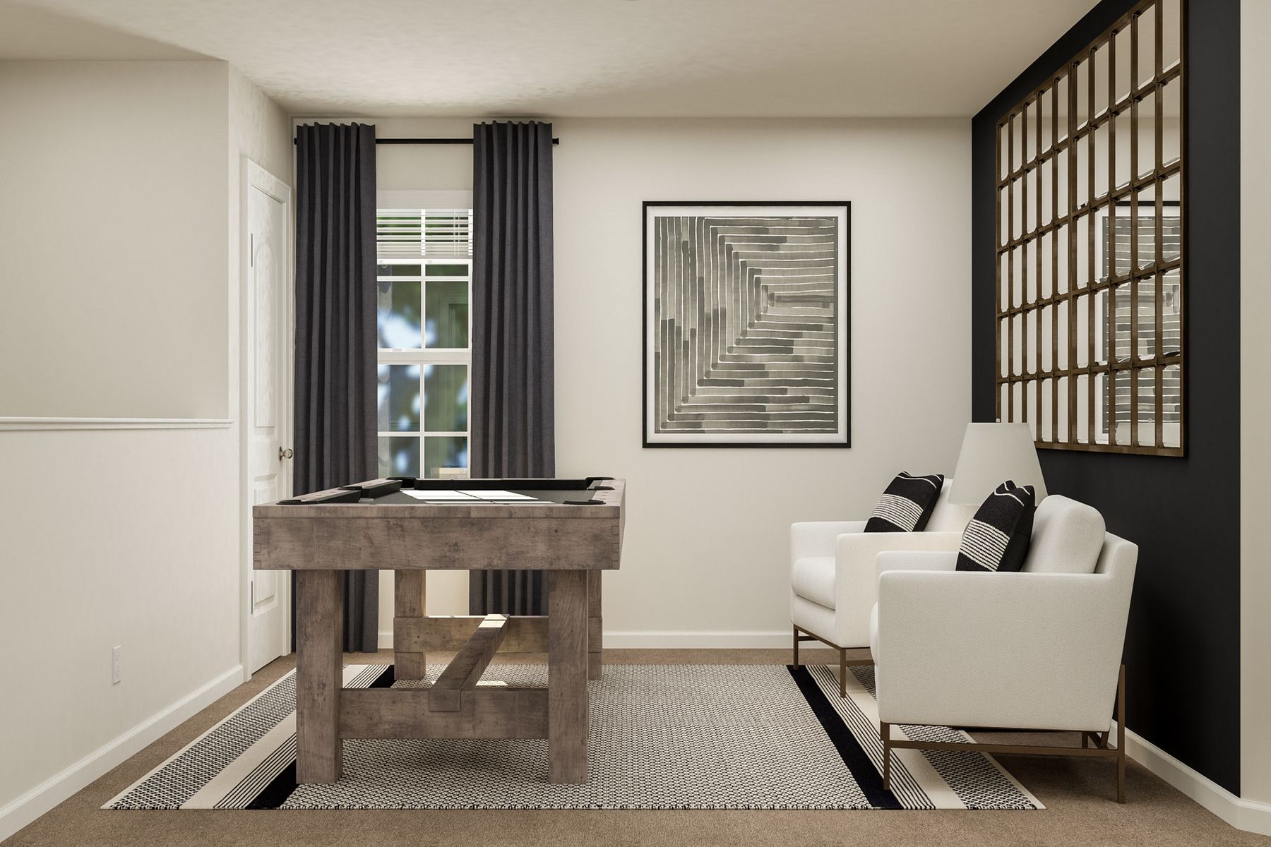 Flex rooms provide the prefect spaces for a game room, playroom, gym or media area!