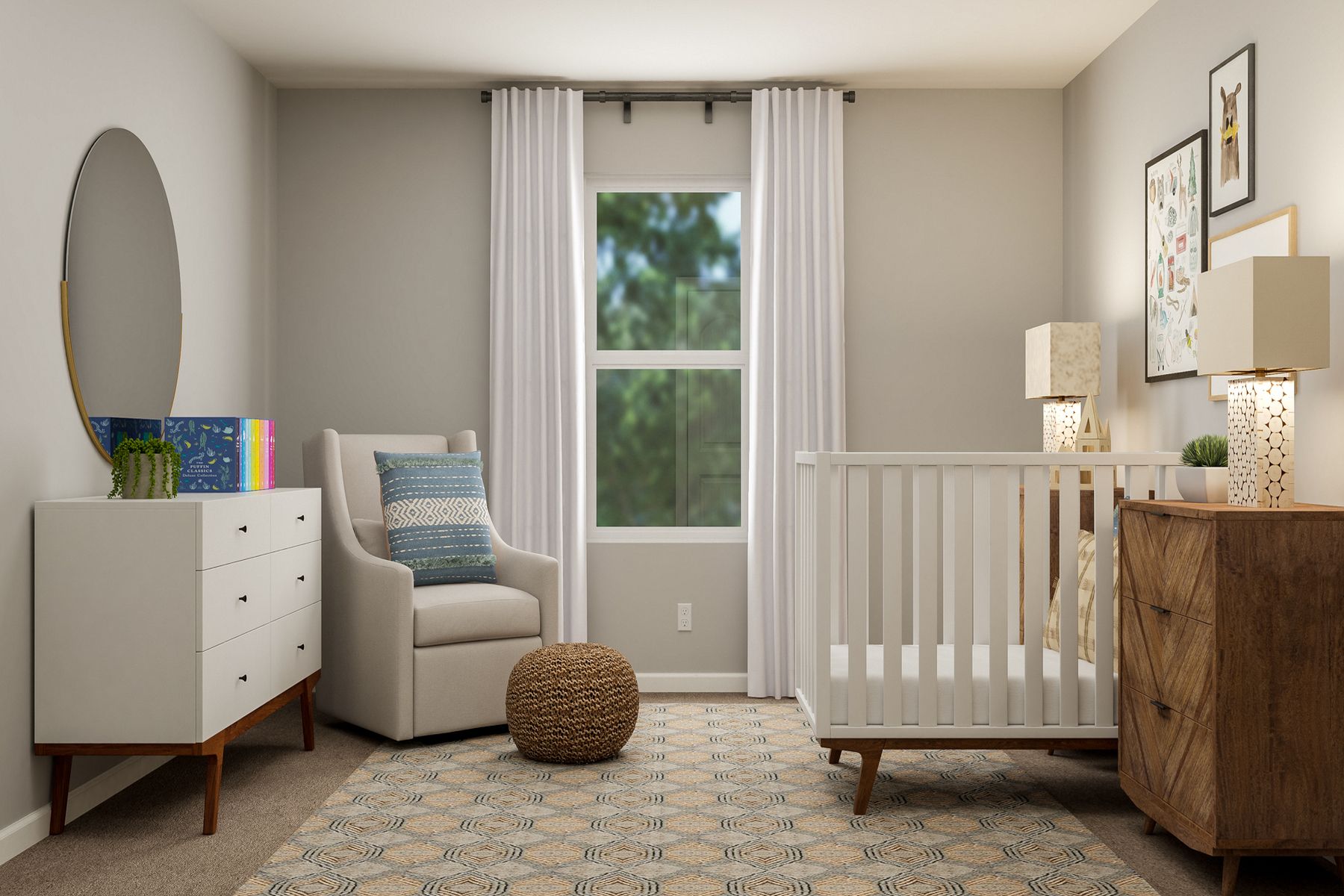 The spacious secondary bedrooms provide enough room for your family and guests.