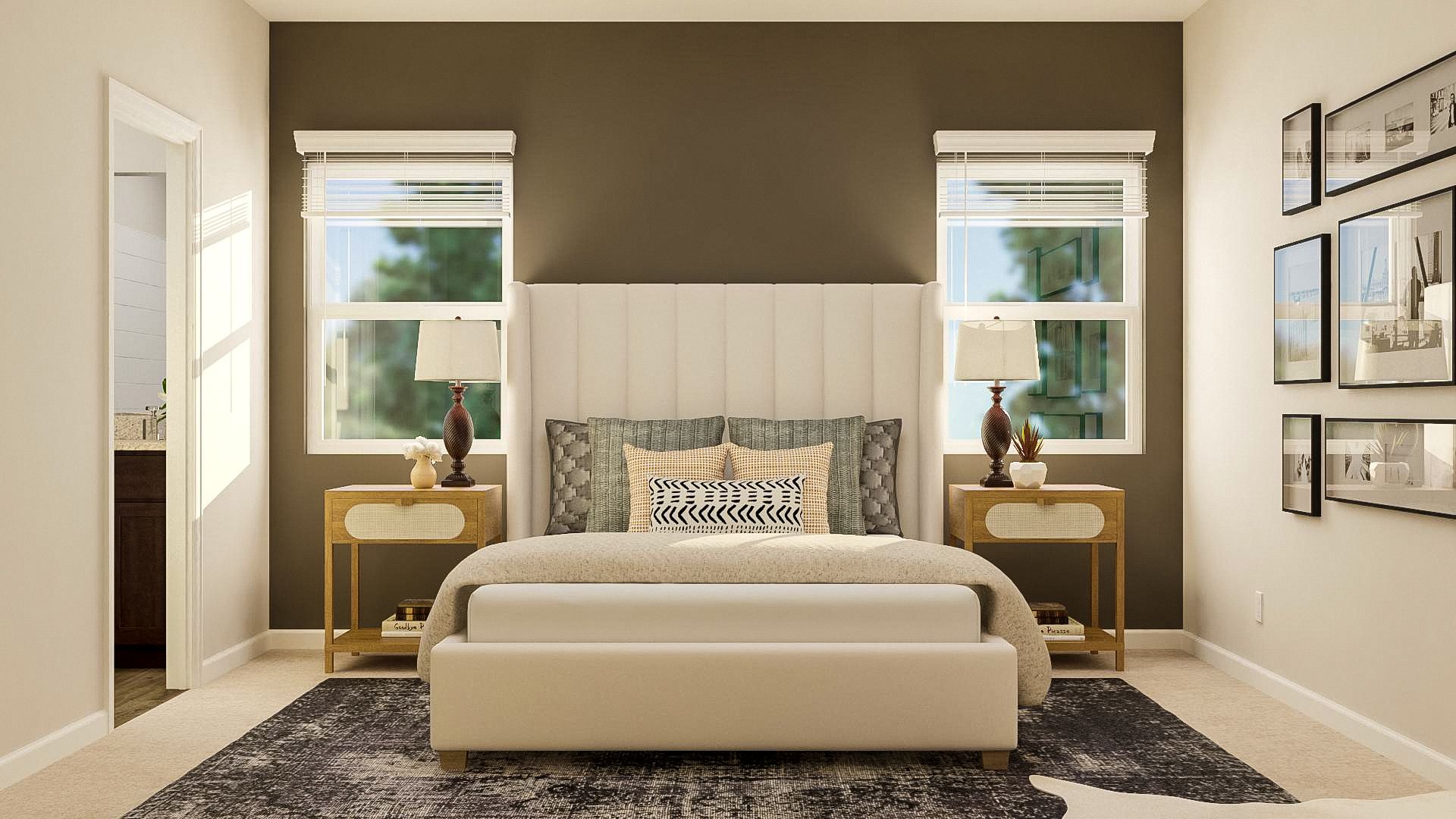 Every master bedroom provides all the space you need for your king-size furniture.
