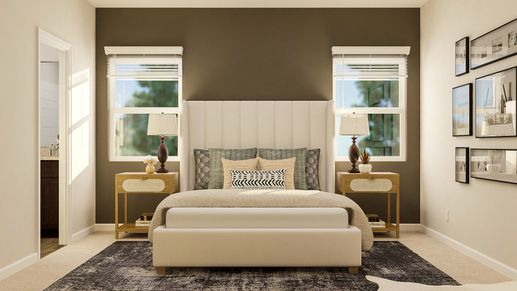 Every master bedroom provides all the space you need for your king-size furniture.