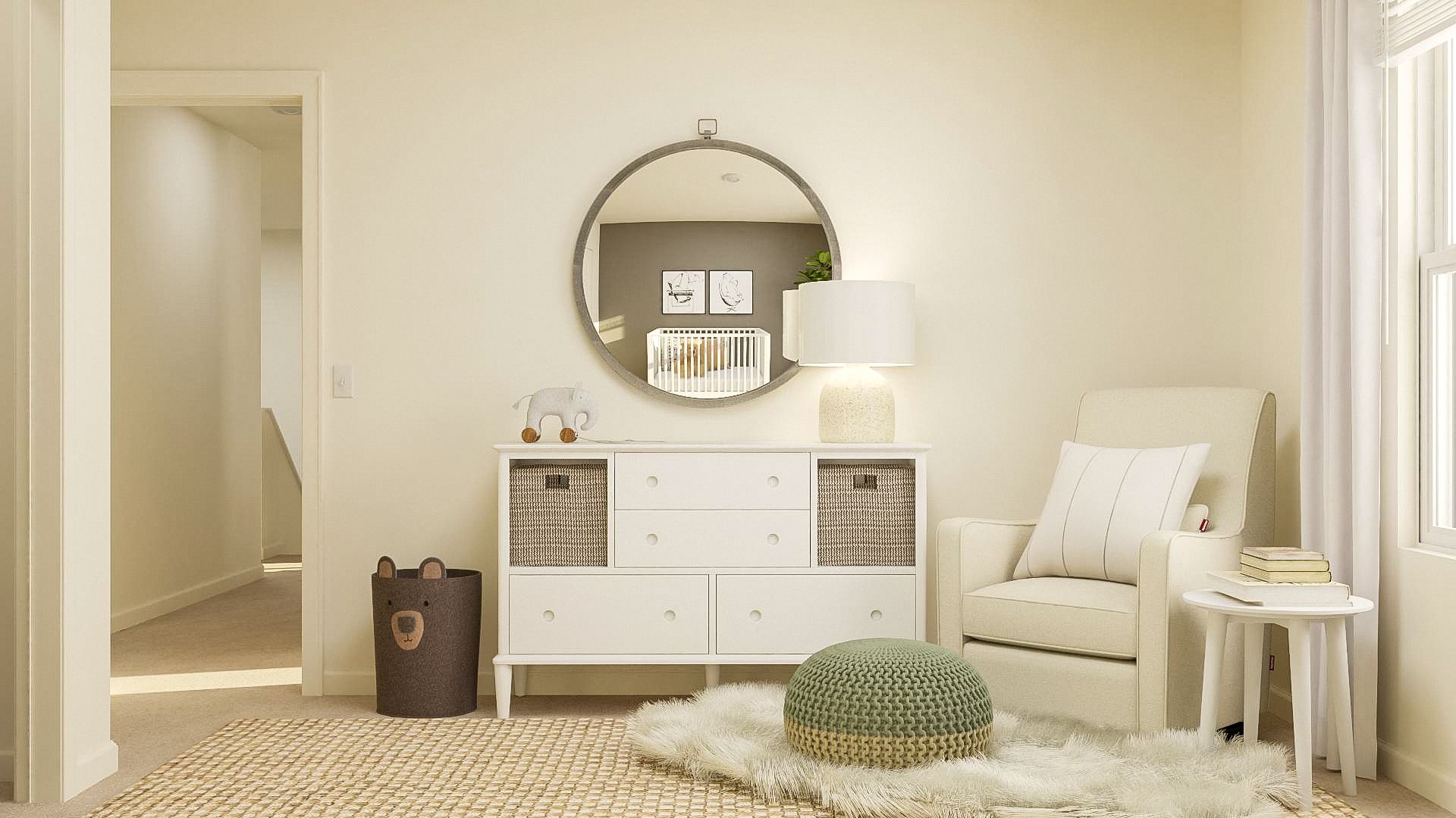 Growing families will love the extra space for a nursery or play room. 