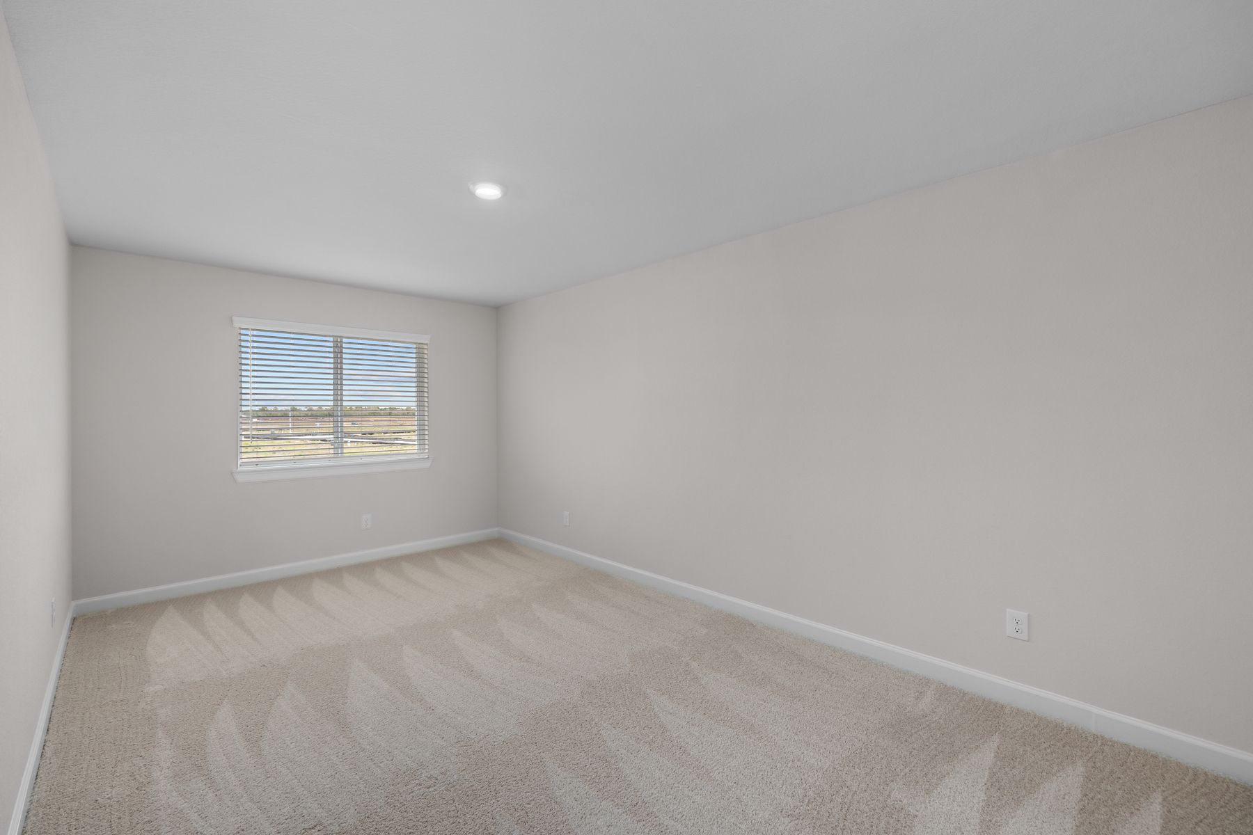 The secondary bedrooms have carpet.