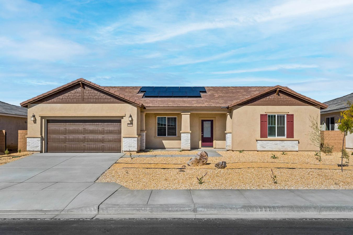 This beautiful home offers three bedrooms and an open layout.