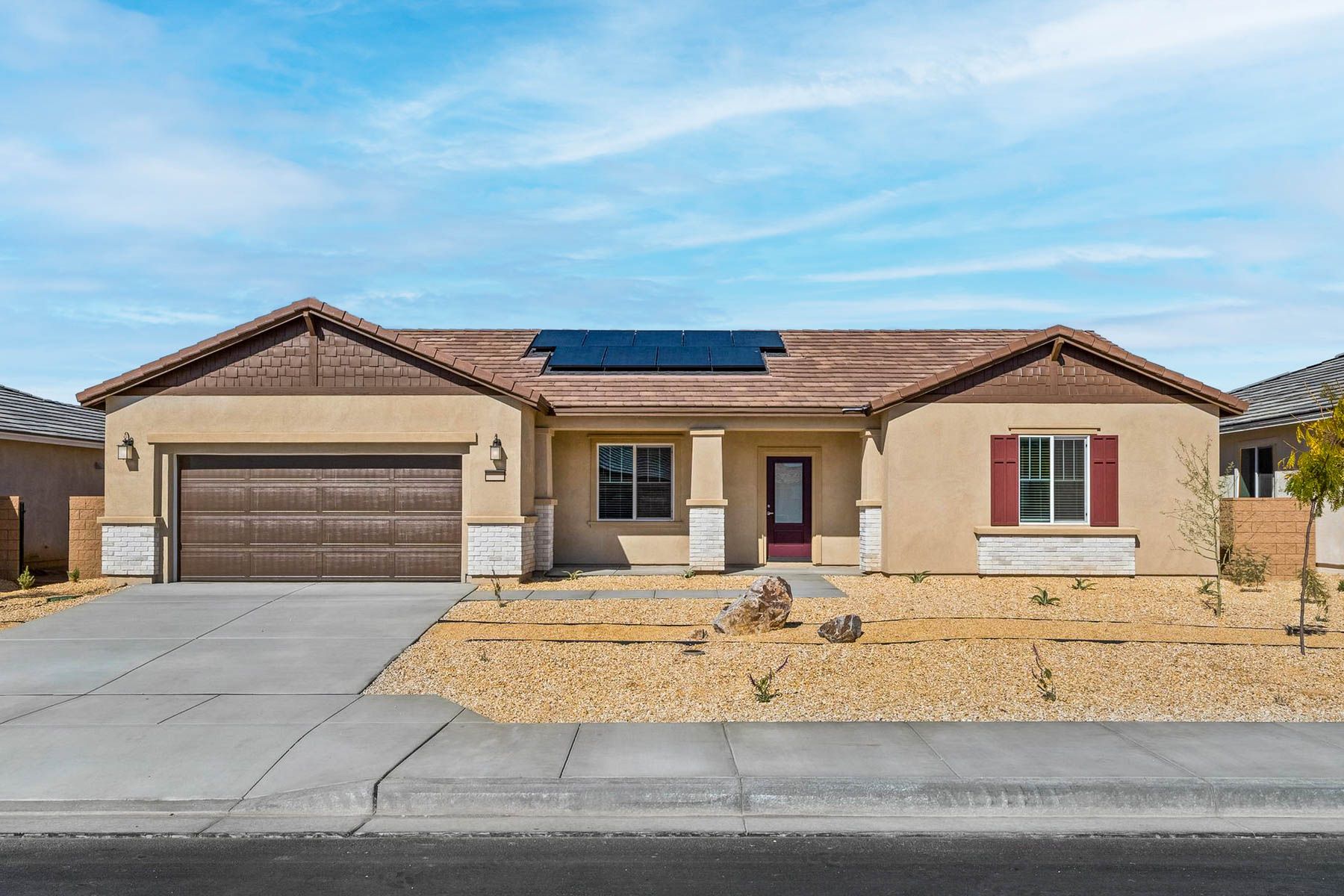 This beautiful home offers three bedrooms and an open layout.