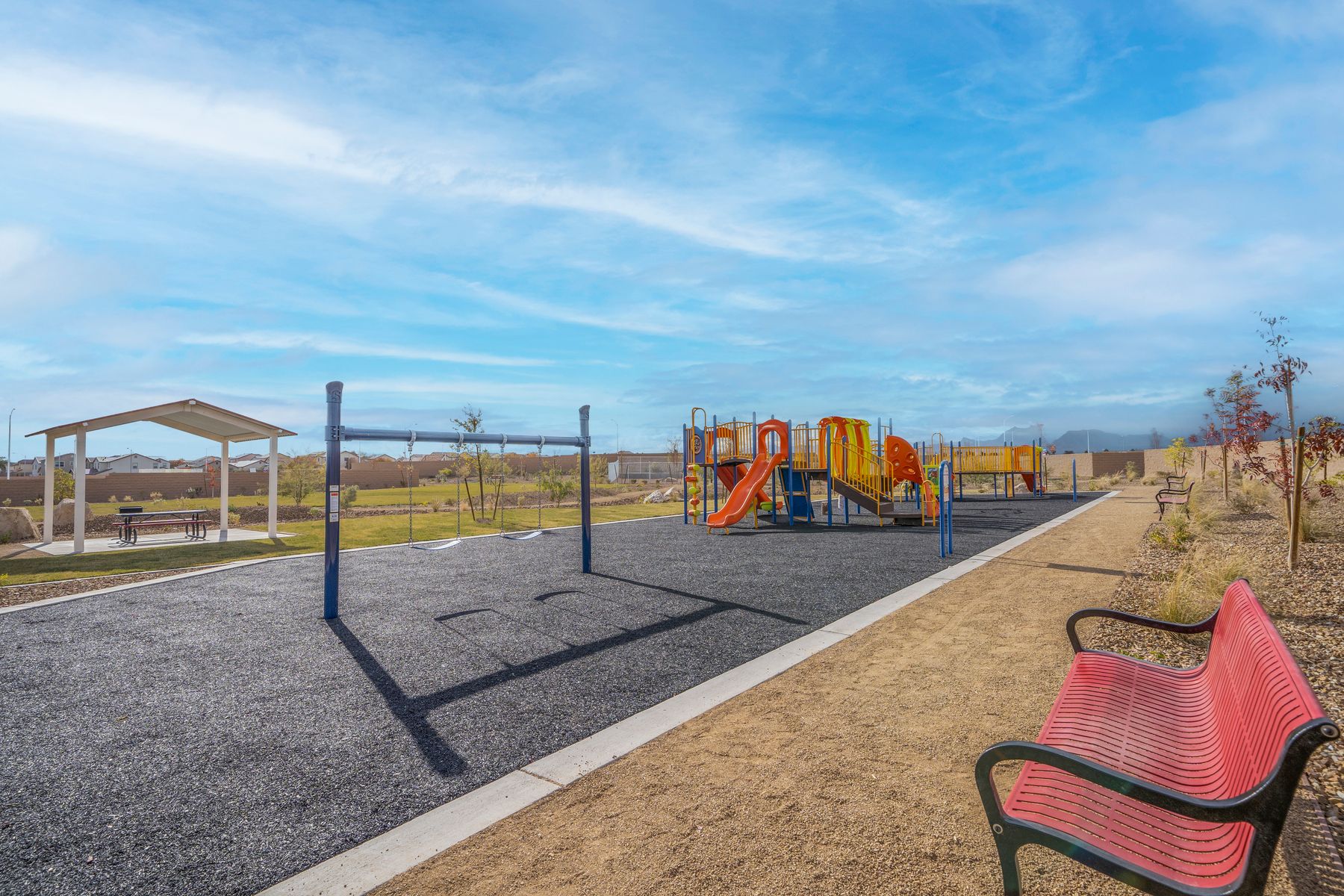 Let the kids play while you relax at this gorgeous park at Sienna Square.