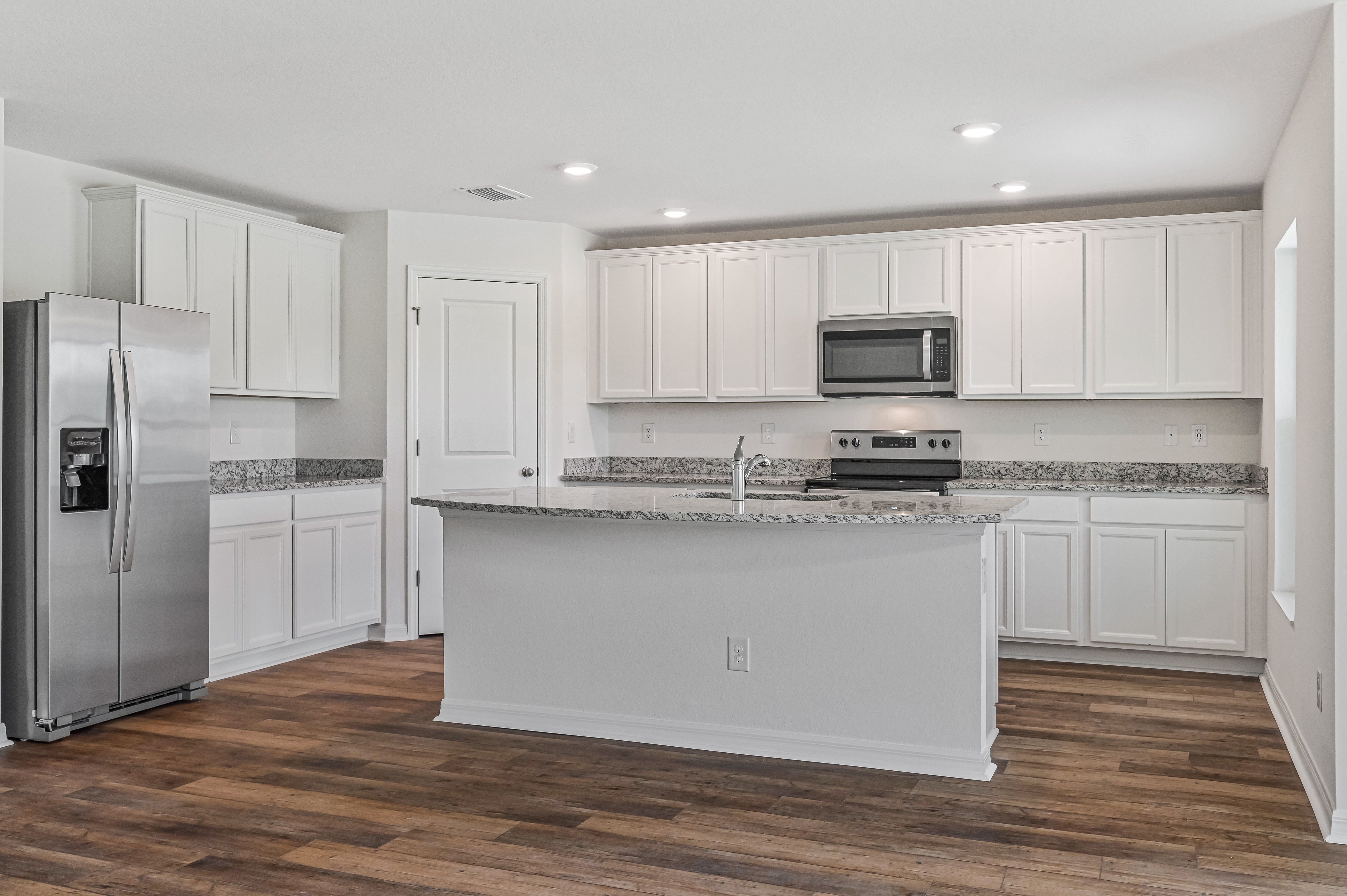The Capri's beautiful kitchen is chef-ready with stainless steel appliances included