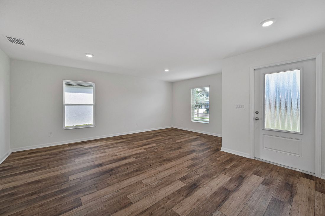 The spacious dining room of the Estero