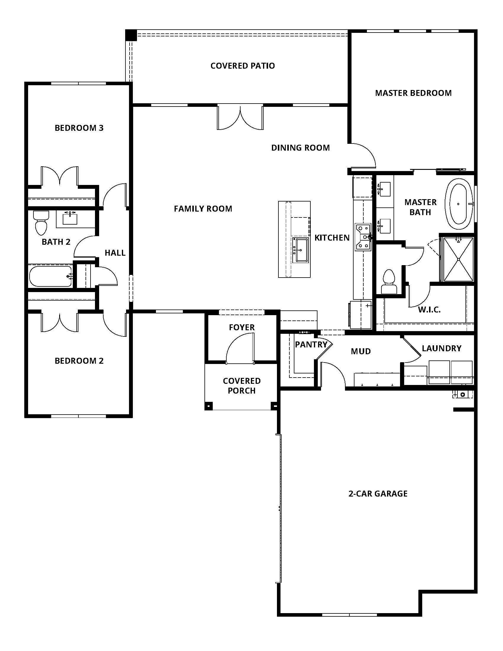 Stunning 3-bed, 2-bath house