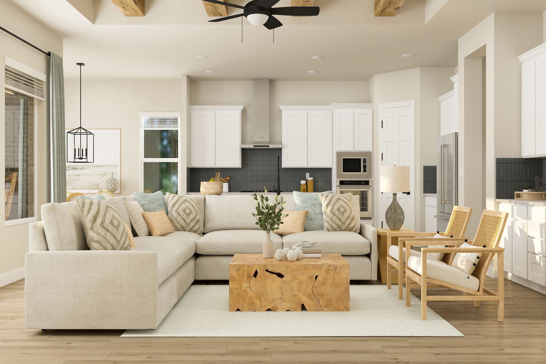 Open floor plan