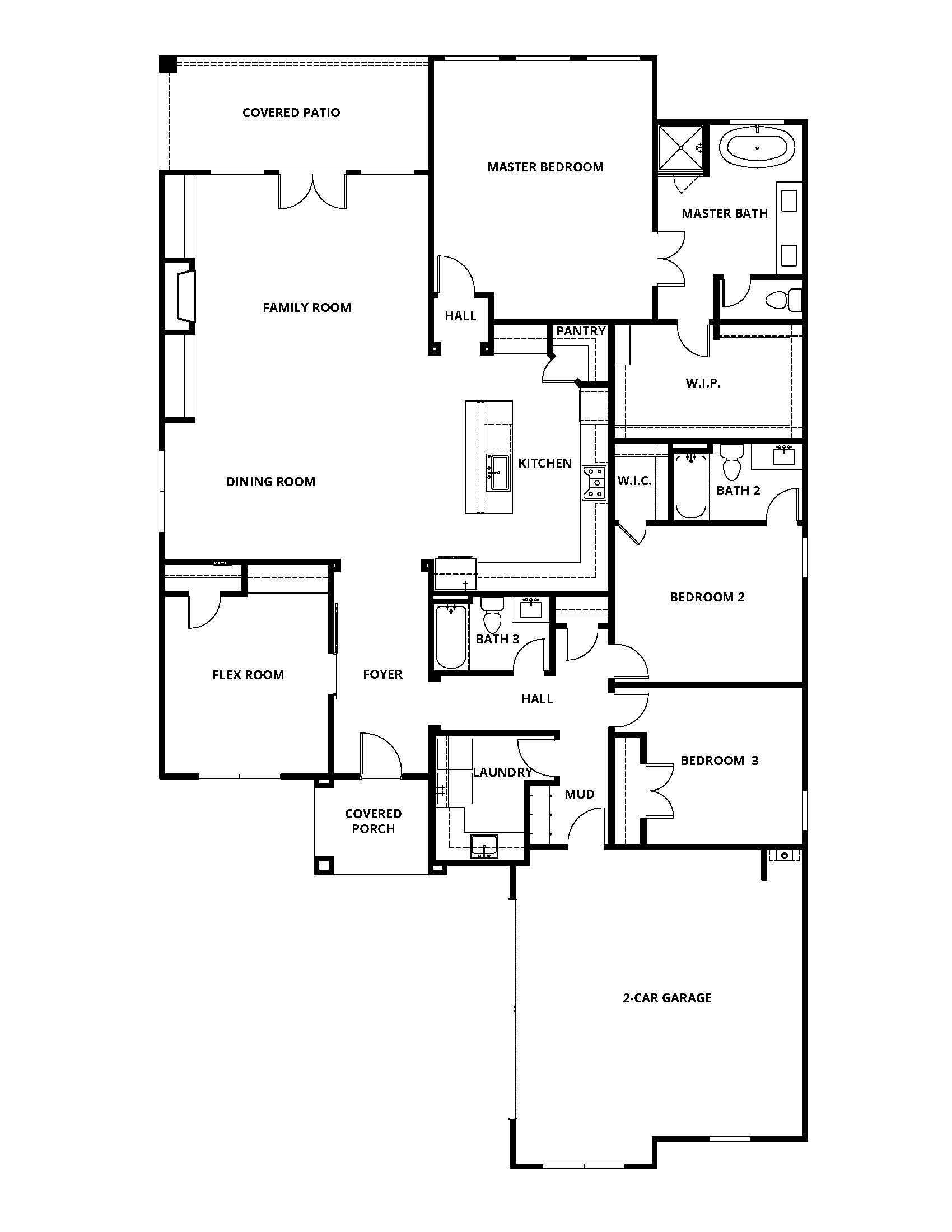 Large 3 bedroom, 3 bath home