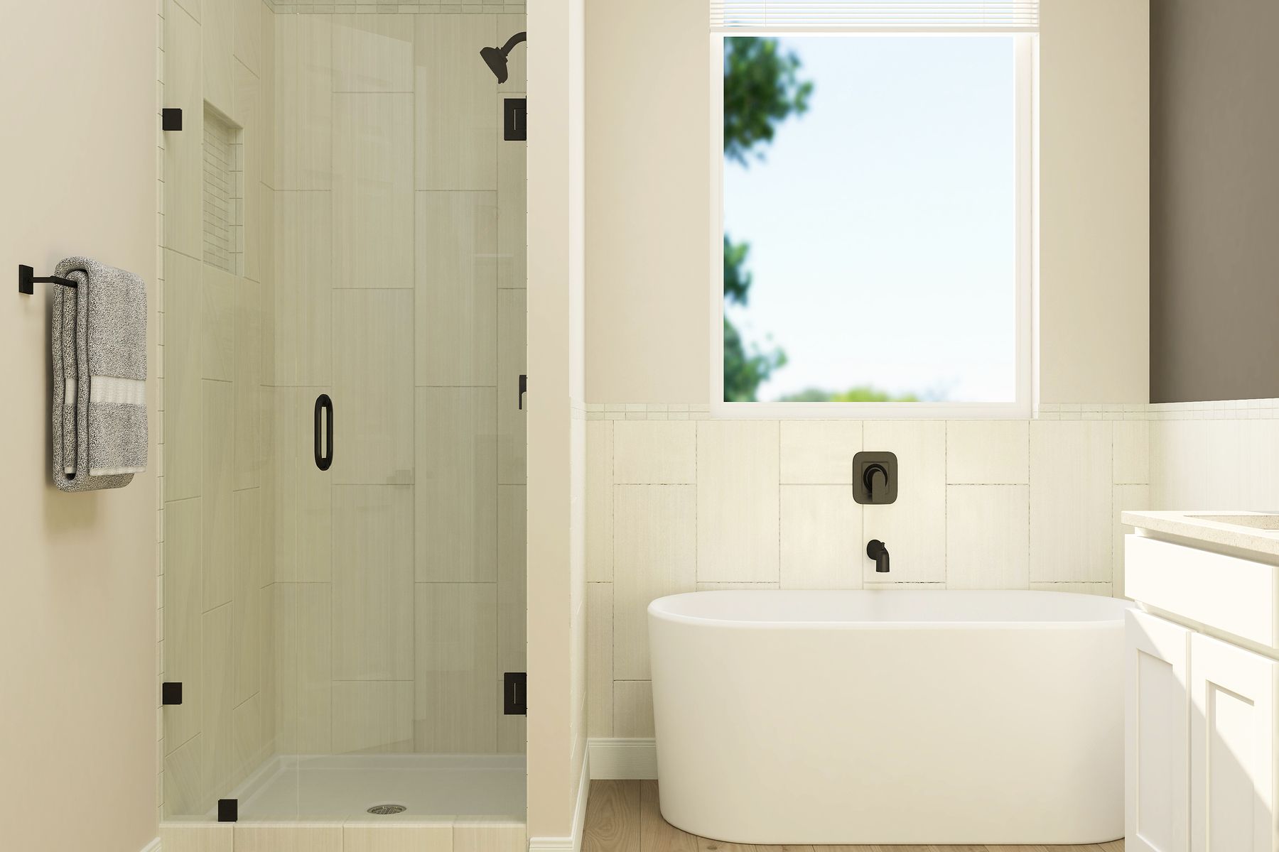 Master bathroom