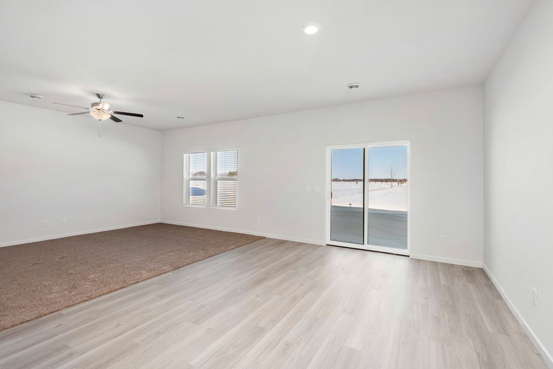 Large open layout perfect for entertaining.