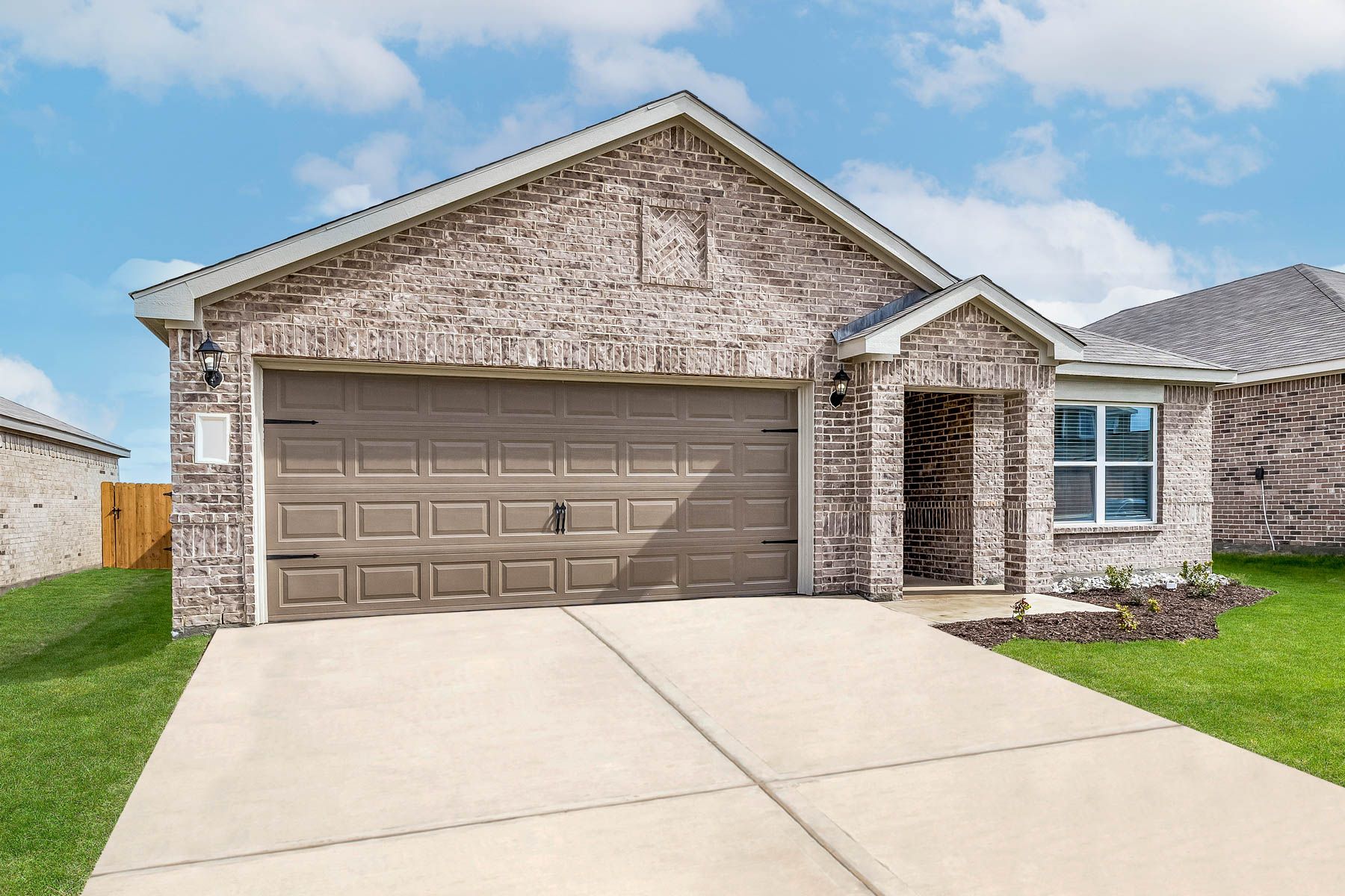 Brick home at Patriot Estates 