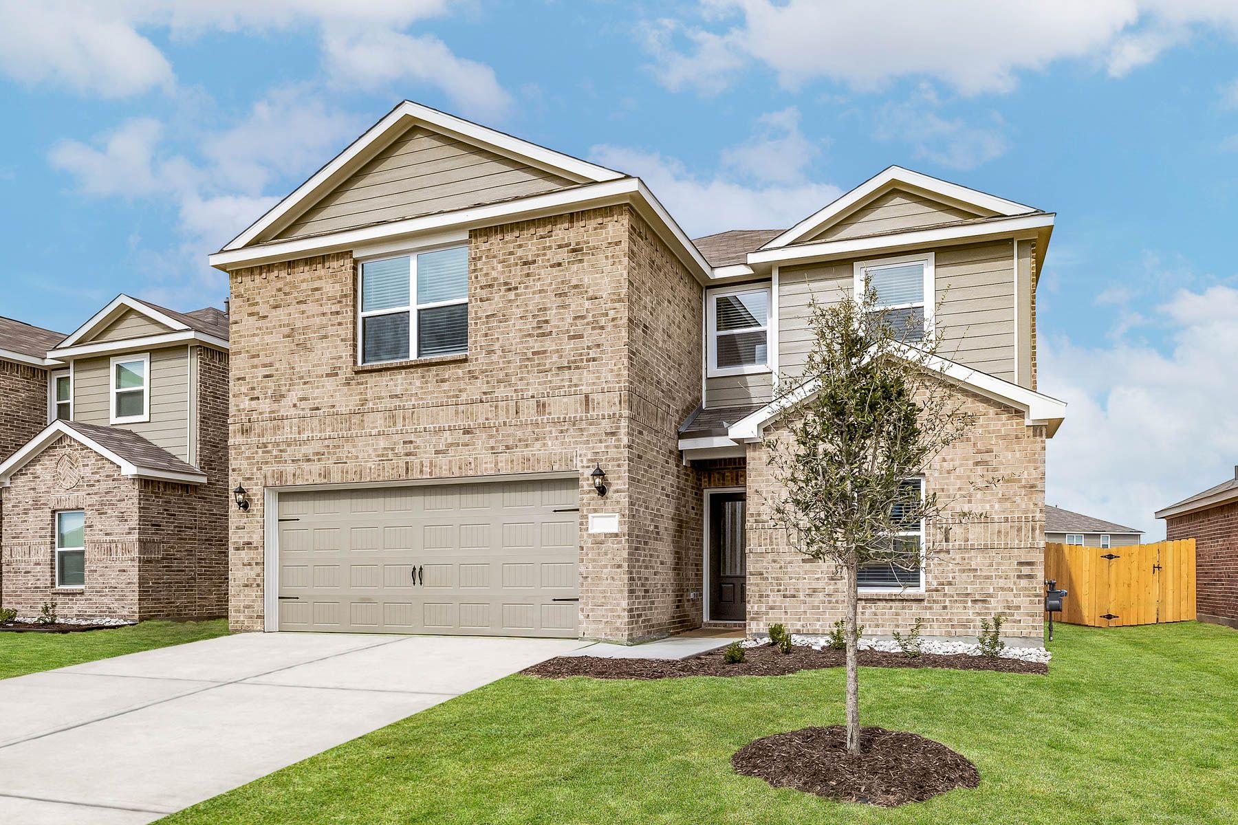 Two-story brick home in Patriot Estates 