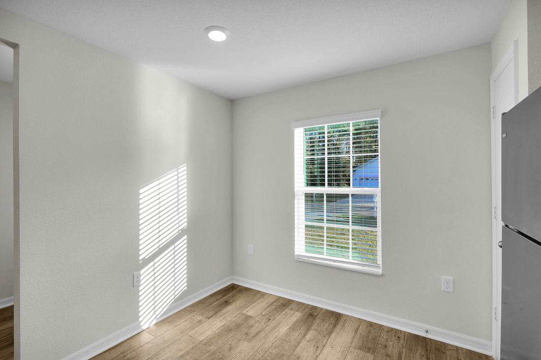 The breakfast nook is the perfect place to enjoy your morning coffee