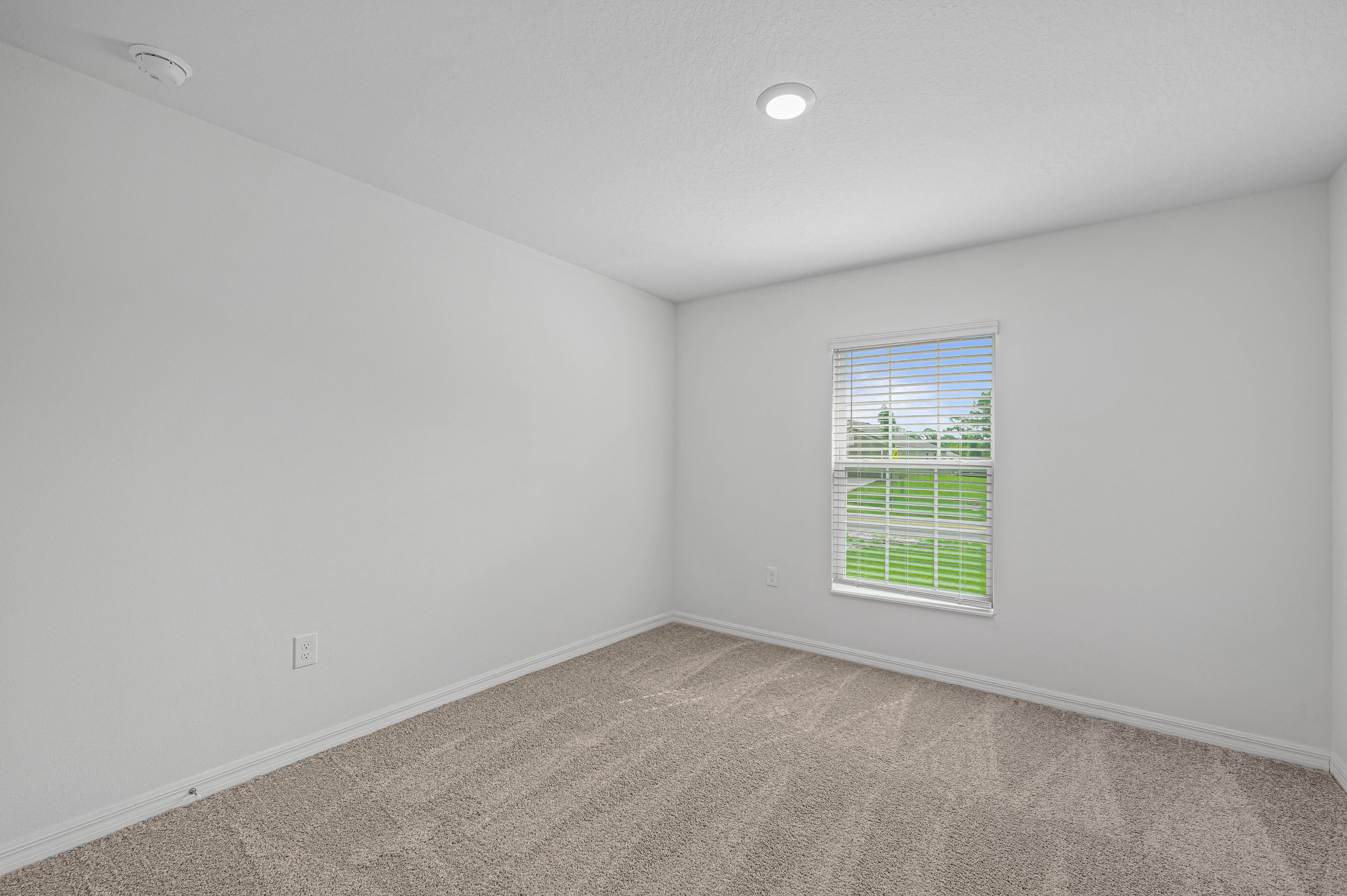 The bedrooms of the Vero are all spacious and have big beautiful windows to let plenty of light into the room