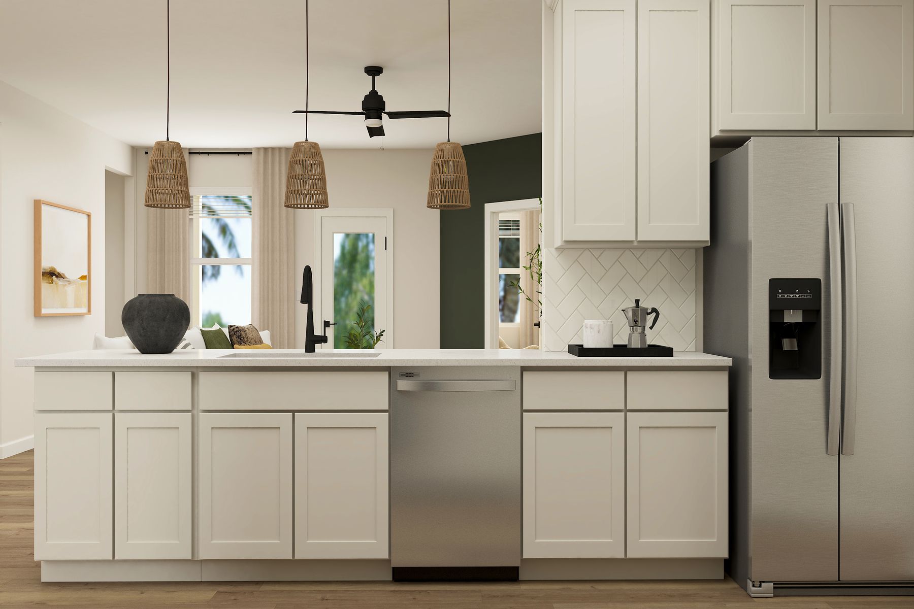 Enjoy a full suite of appliances by Whirlpool in this move-in ready home!