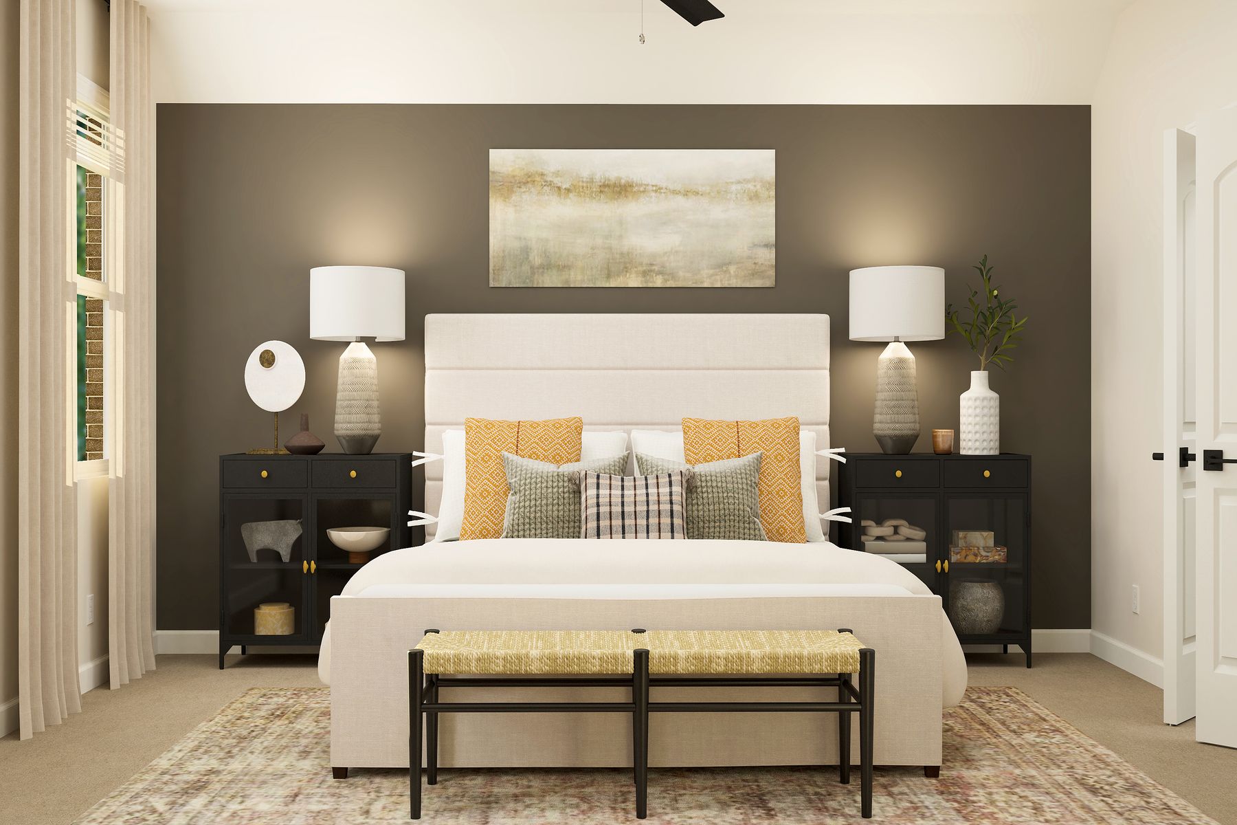 The master suite is your own private retreat!