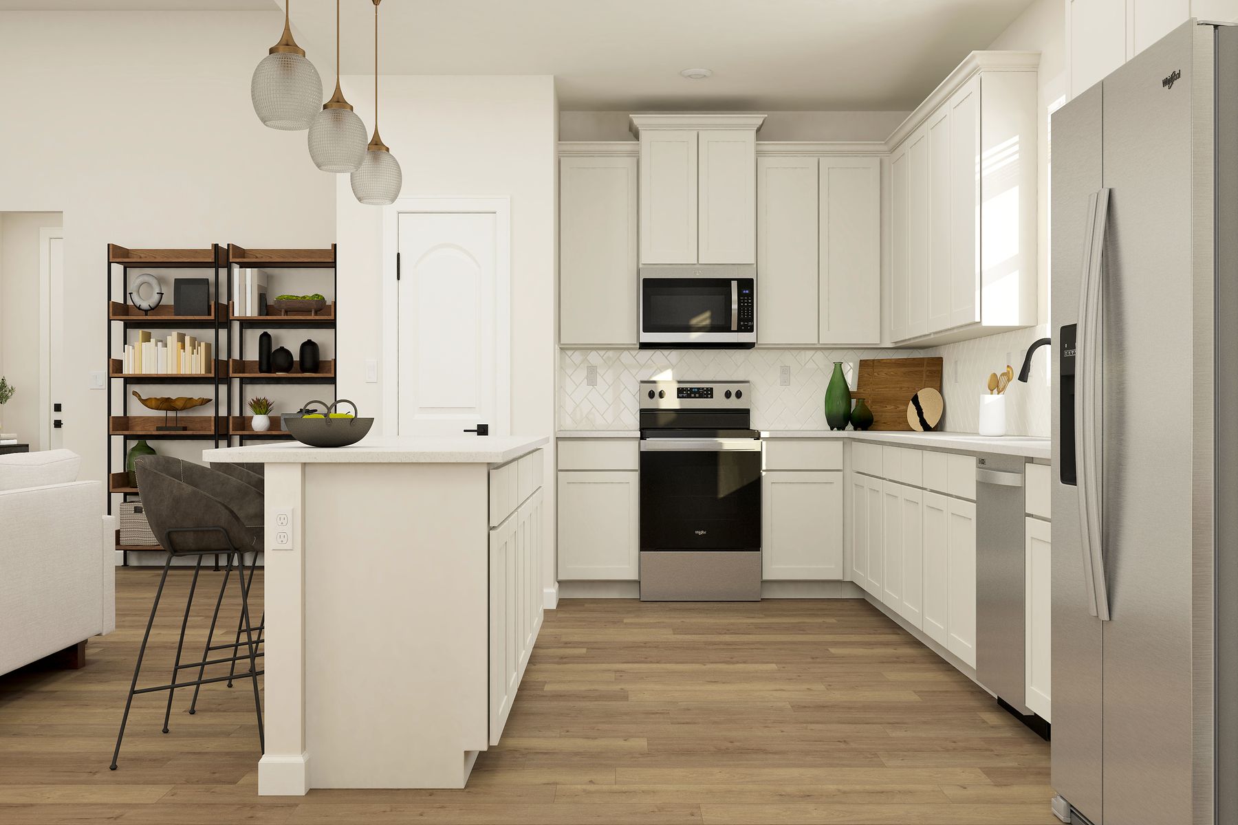 Enjoy a full suite of appliances by Whirlpool in this move-in ready home!