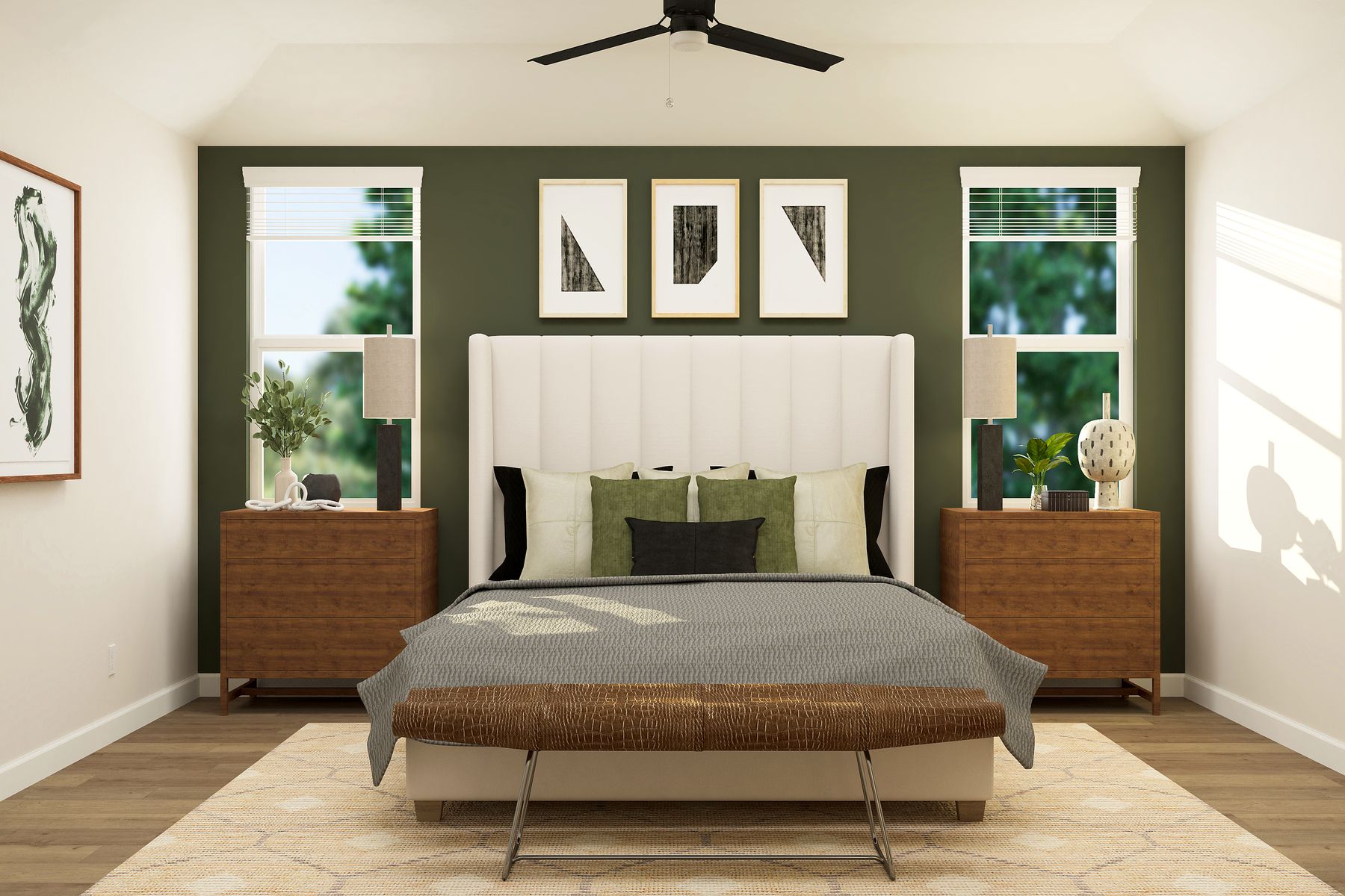 The master suite is your own private retreat!
