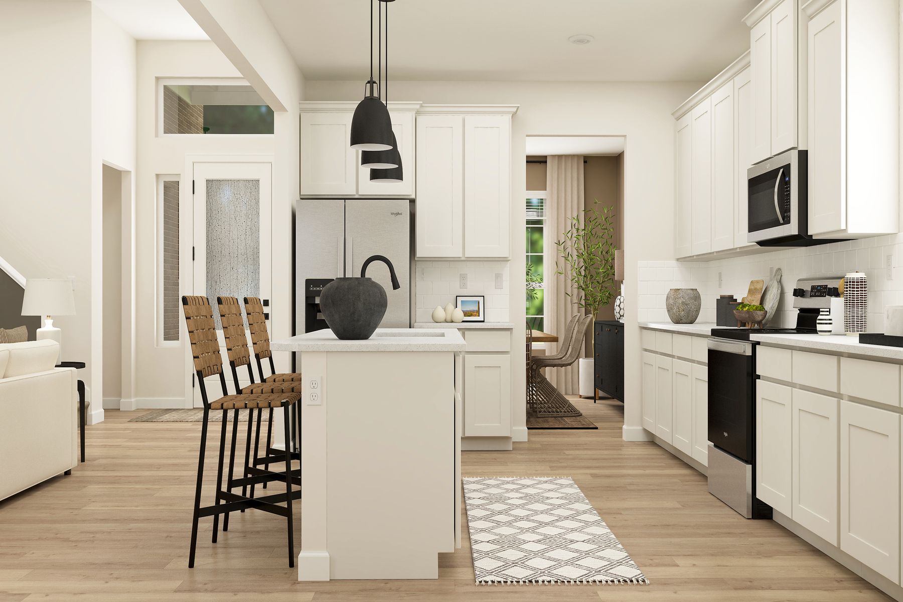 Enjoy a full suite of appliances by Whirlpool in this move-in ready home!